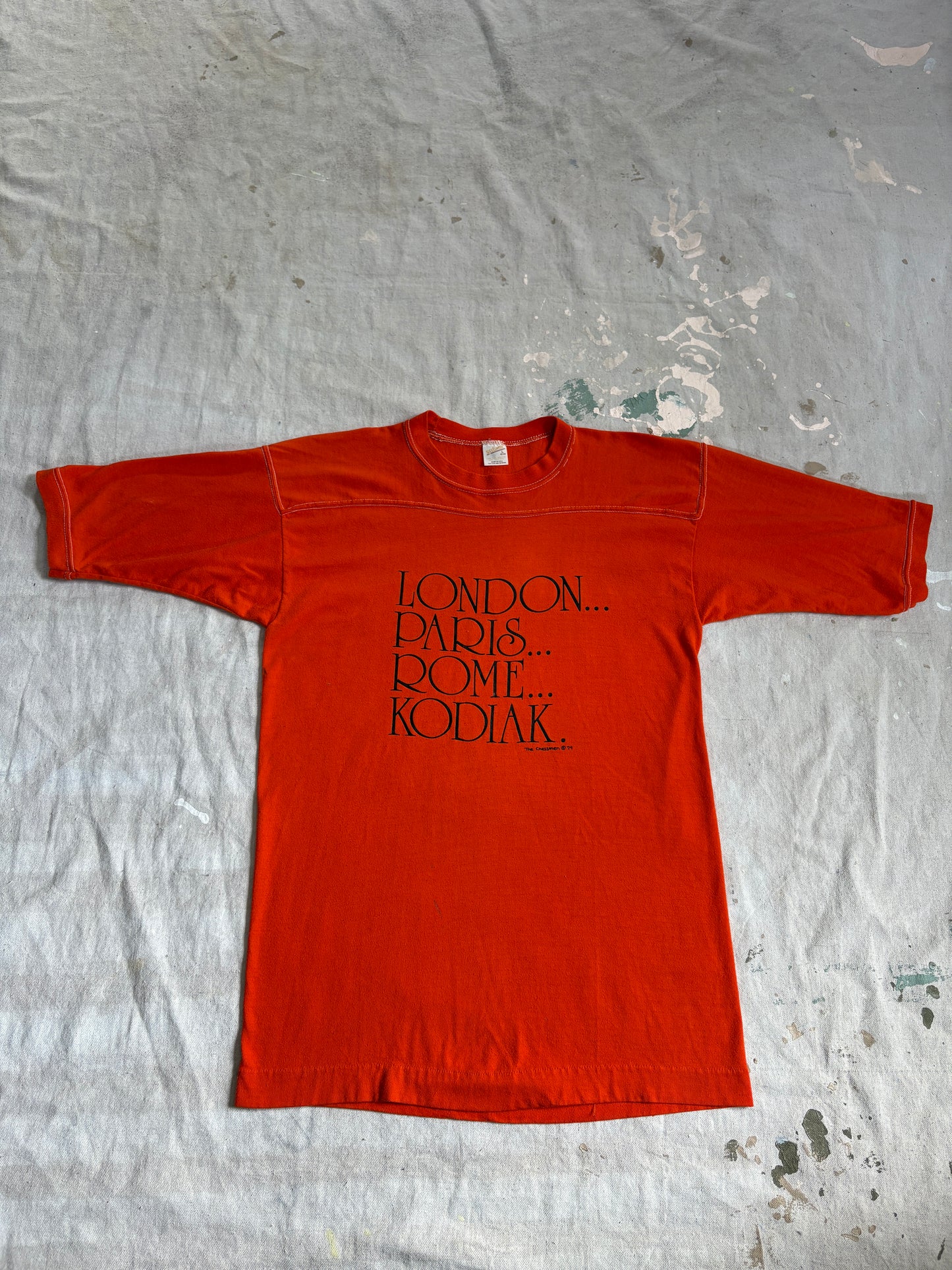 Vintage 70s London, Paris, Rome, Kodiak Tee