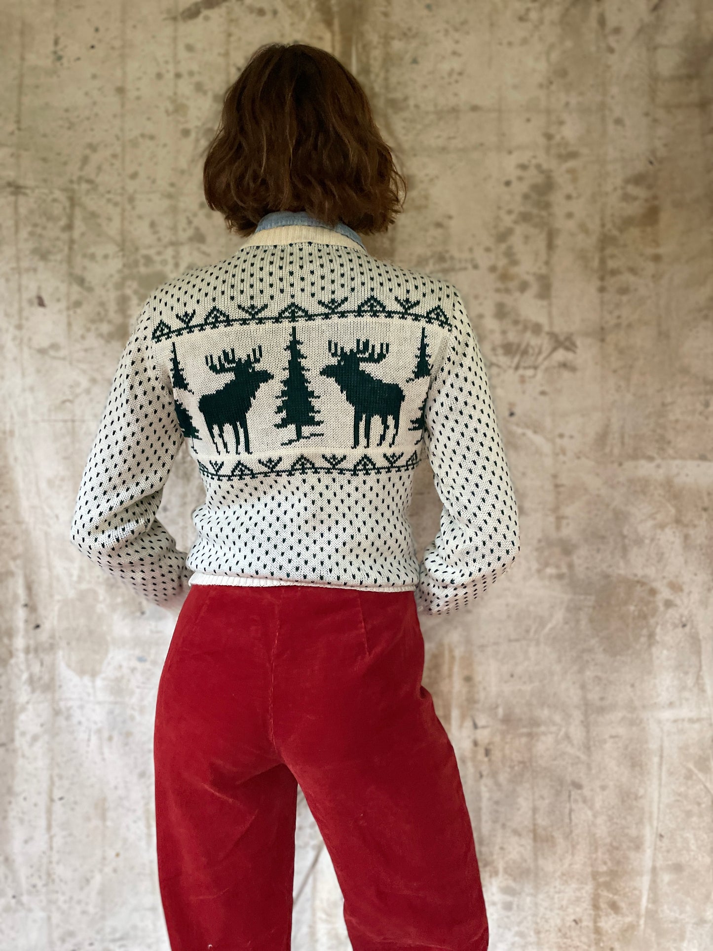 50s Reindeer Sweater