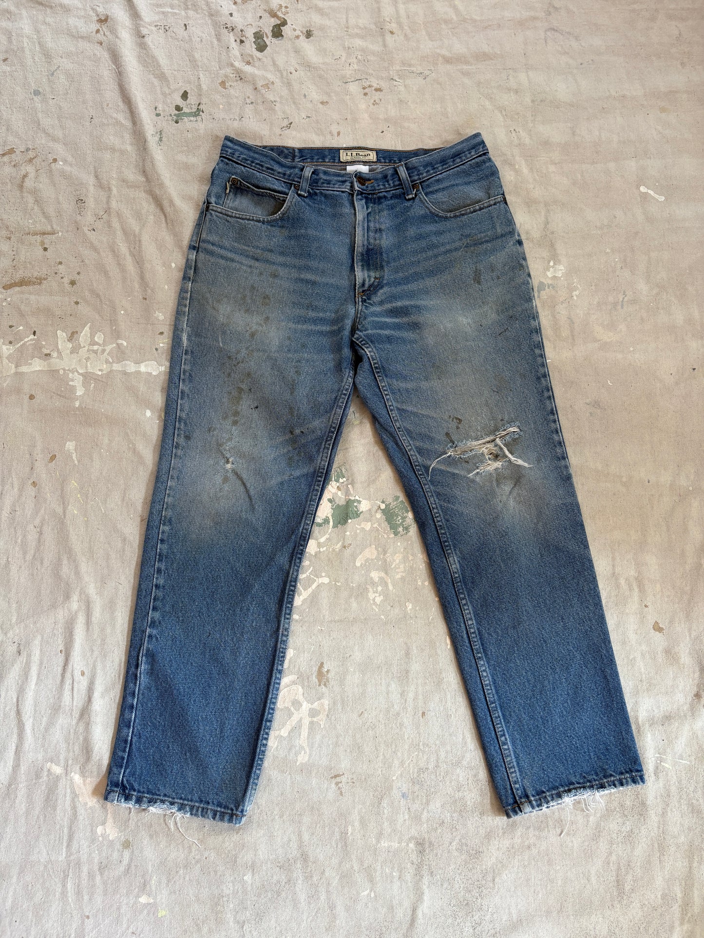 Vintage 90s LL Bean Faded Jeans