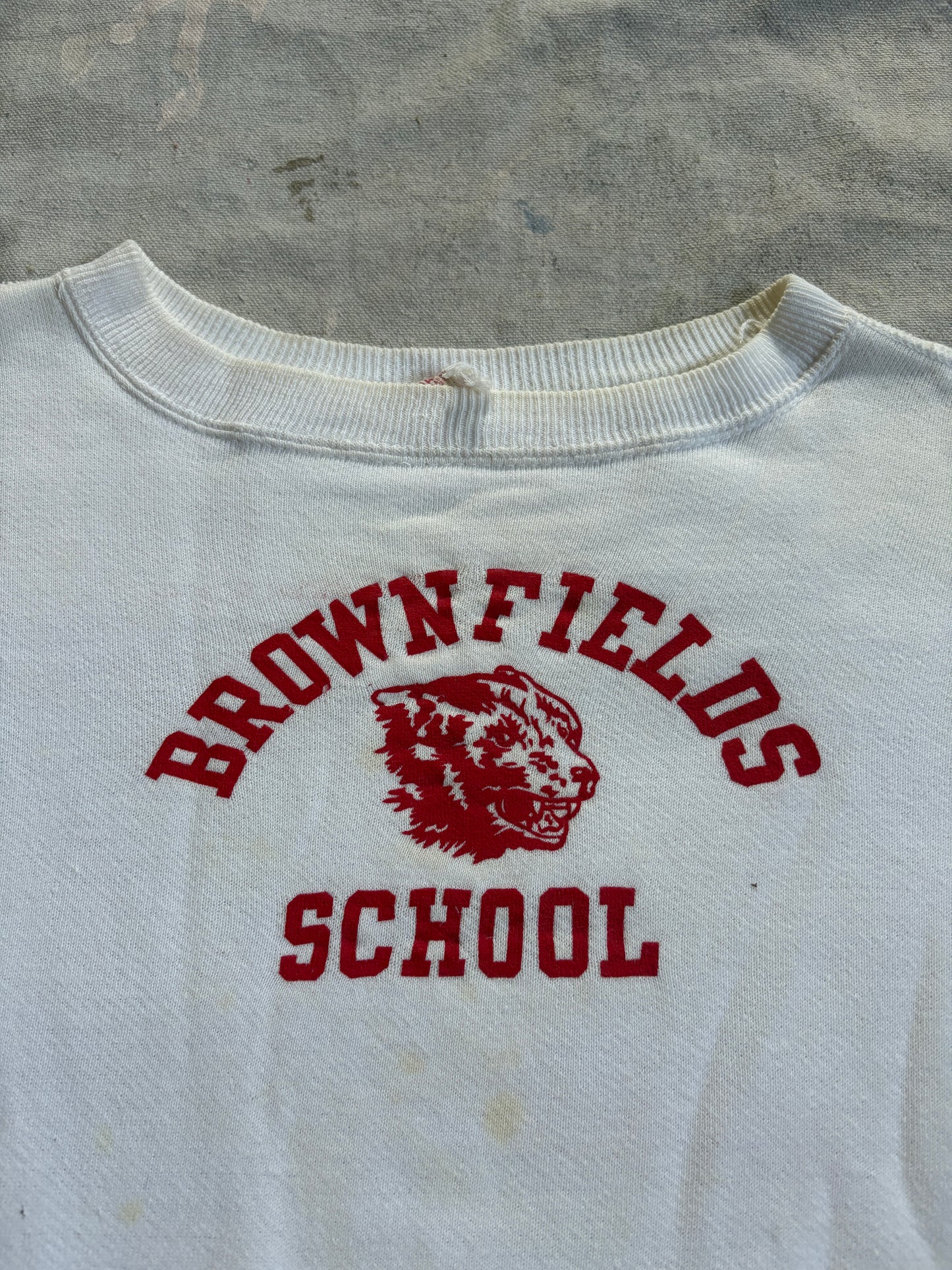Vintage 60s Champion Brownfields Bears Sweatshirt