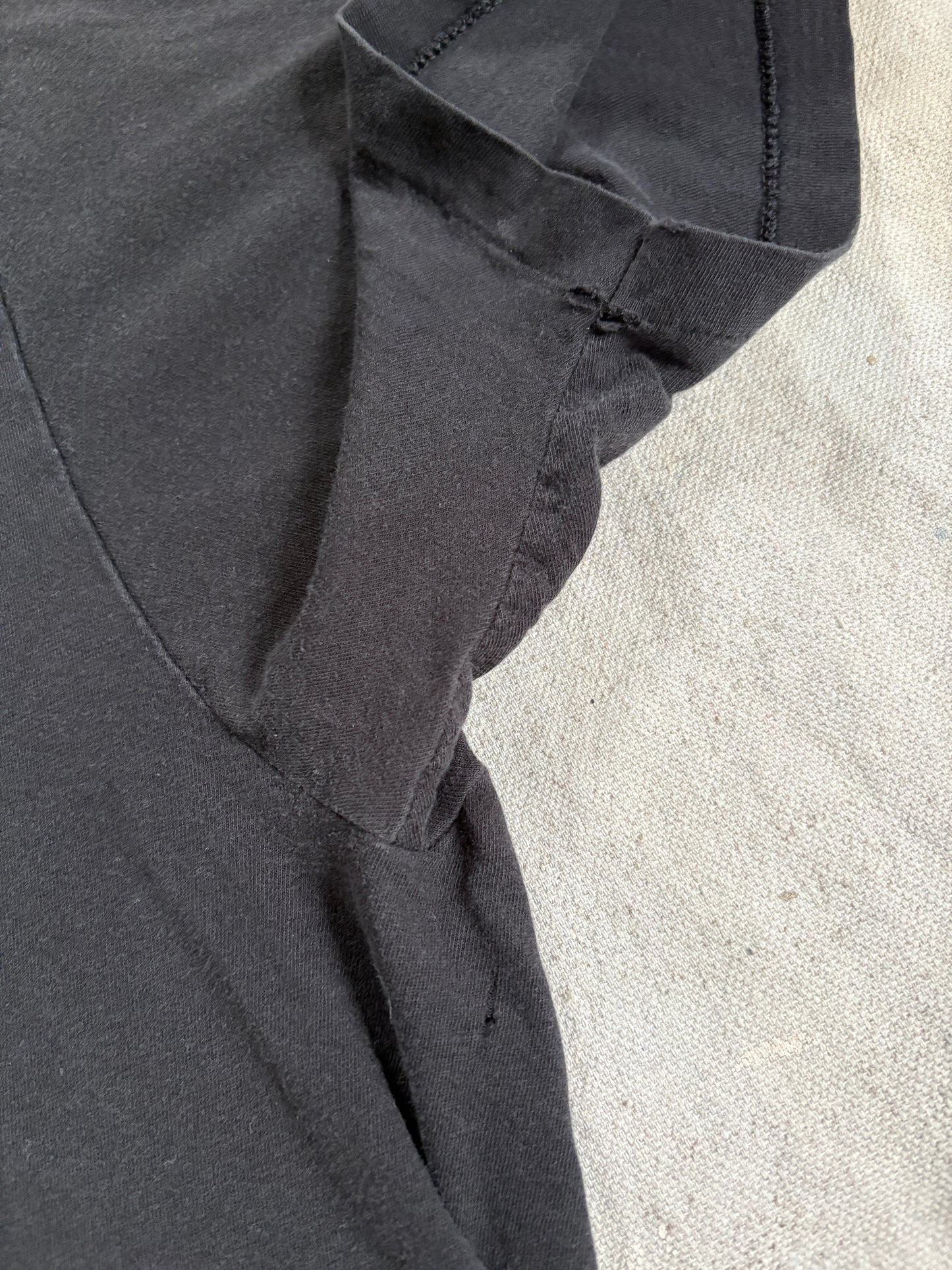Vintage 90s Blank Black Tee