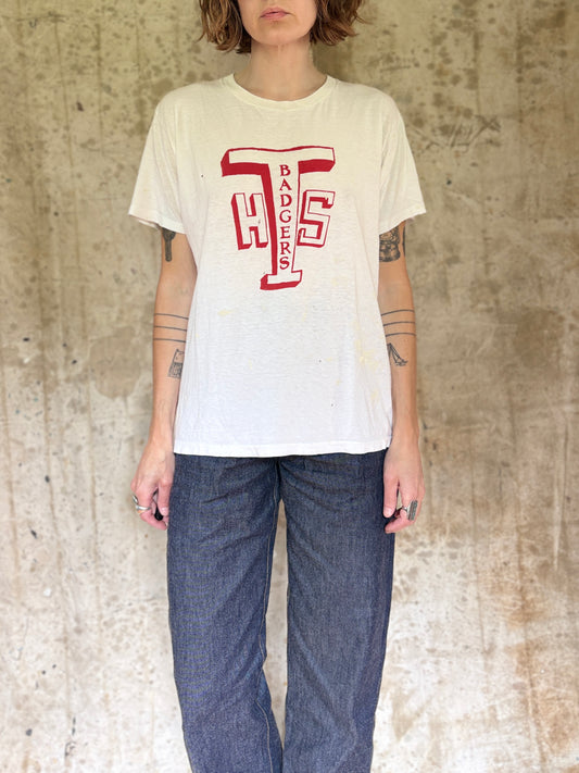 Vintage 70s Badgers HS Tee