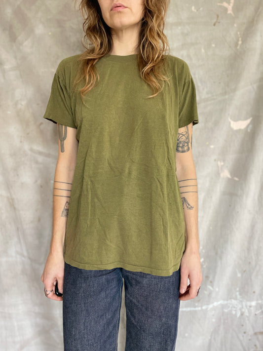 80s Blank Green Tee