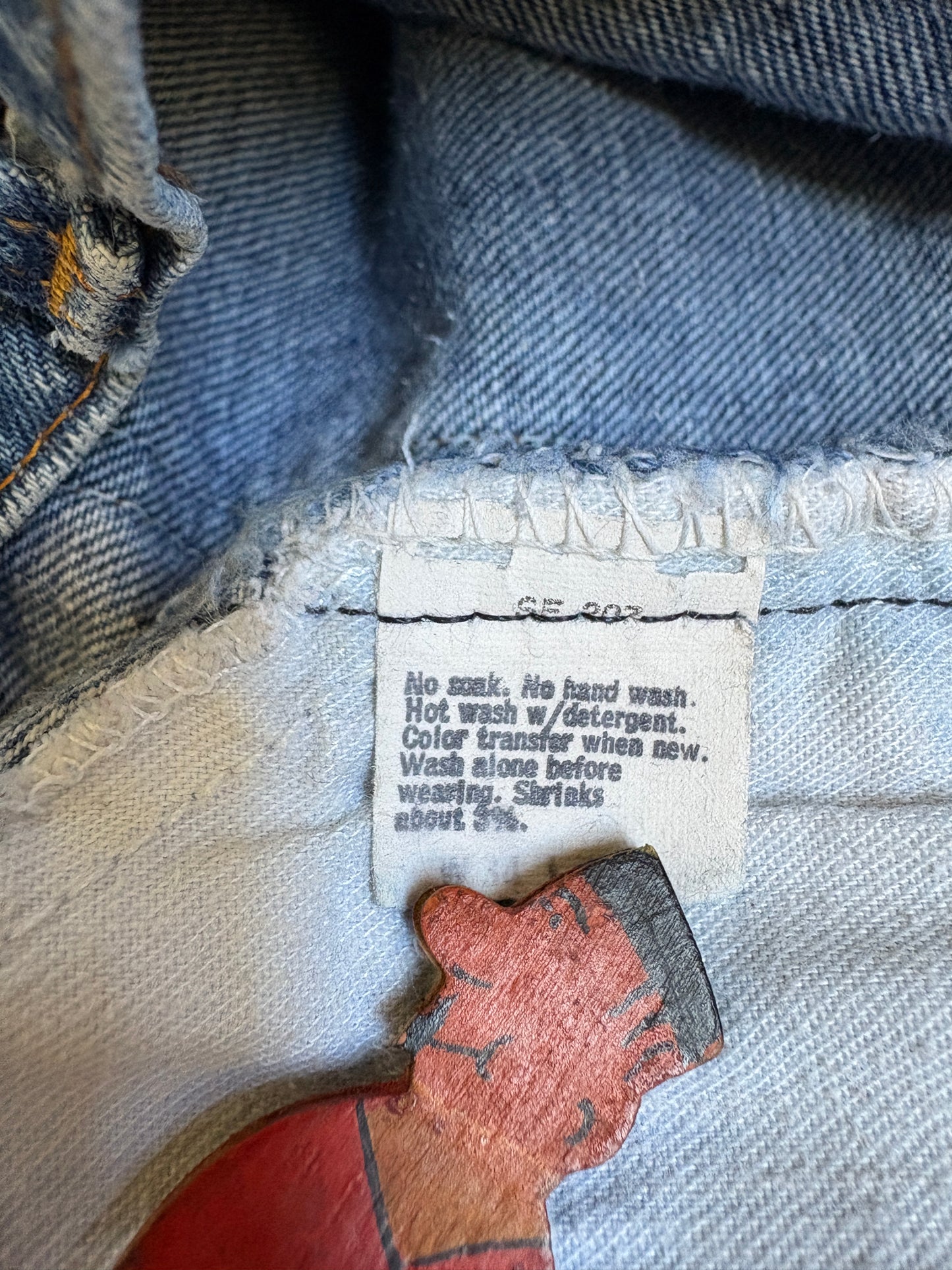 Vintage 80s Levi’s Orange Tab Cut Off Jean Shorts