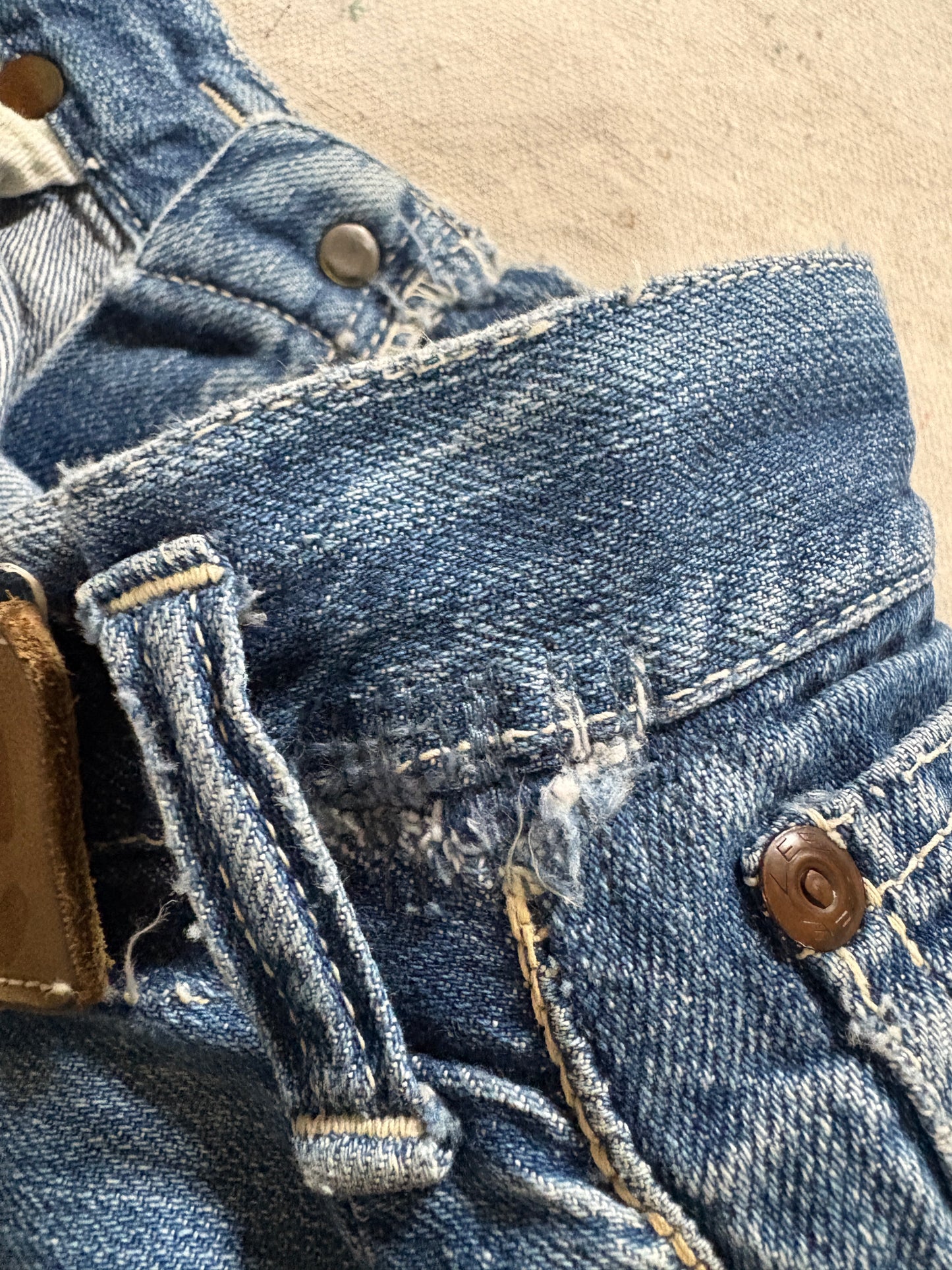 Vintage 50s Half Selvedge Lee Jeans