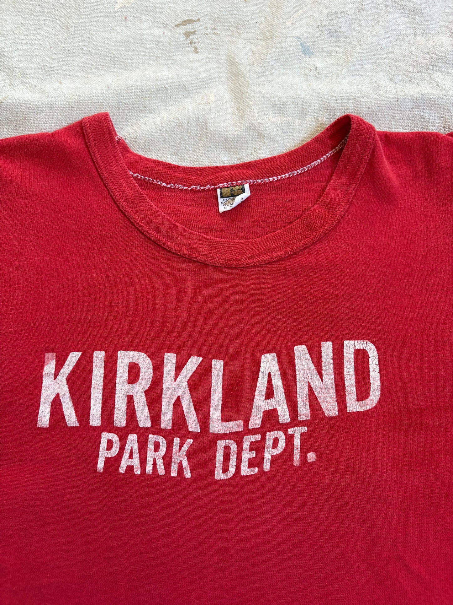 Vintage 60s Russell Southern Kirkland Park Dept Tee