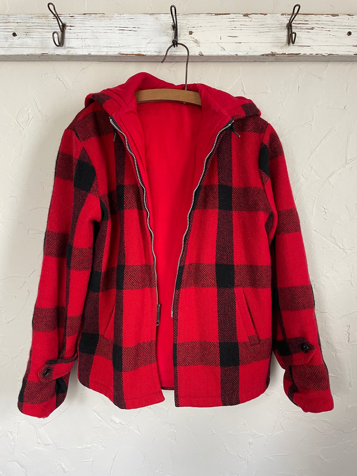 60s Buffalo Plaid Jacket