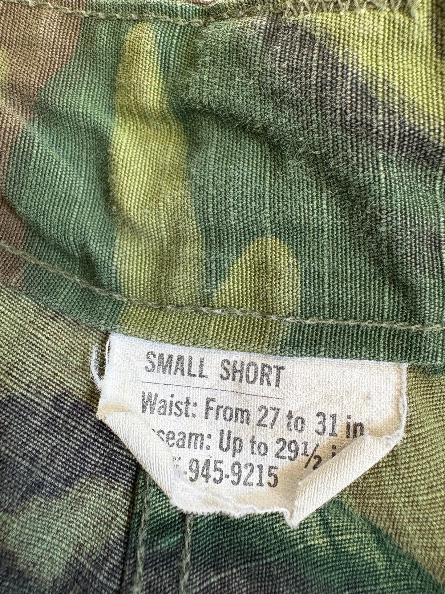Vintage 60s ERDL Cotton Poplin Cut Off Shorts