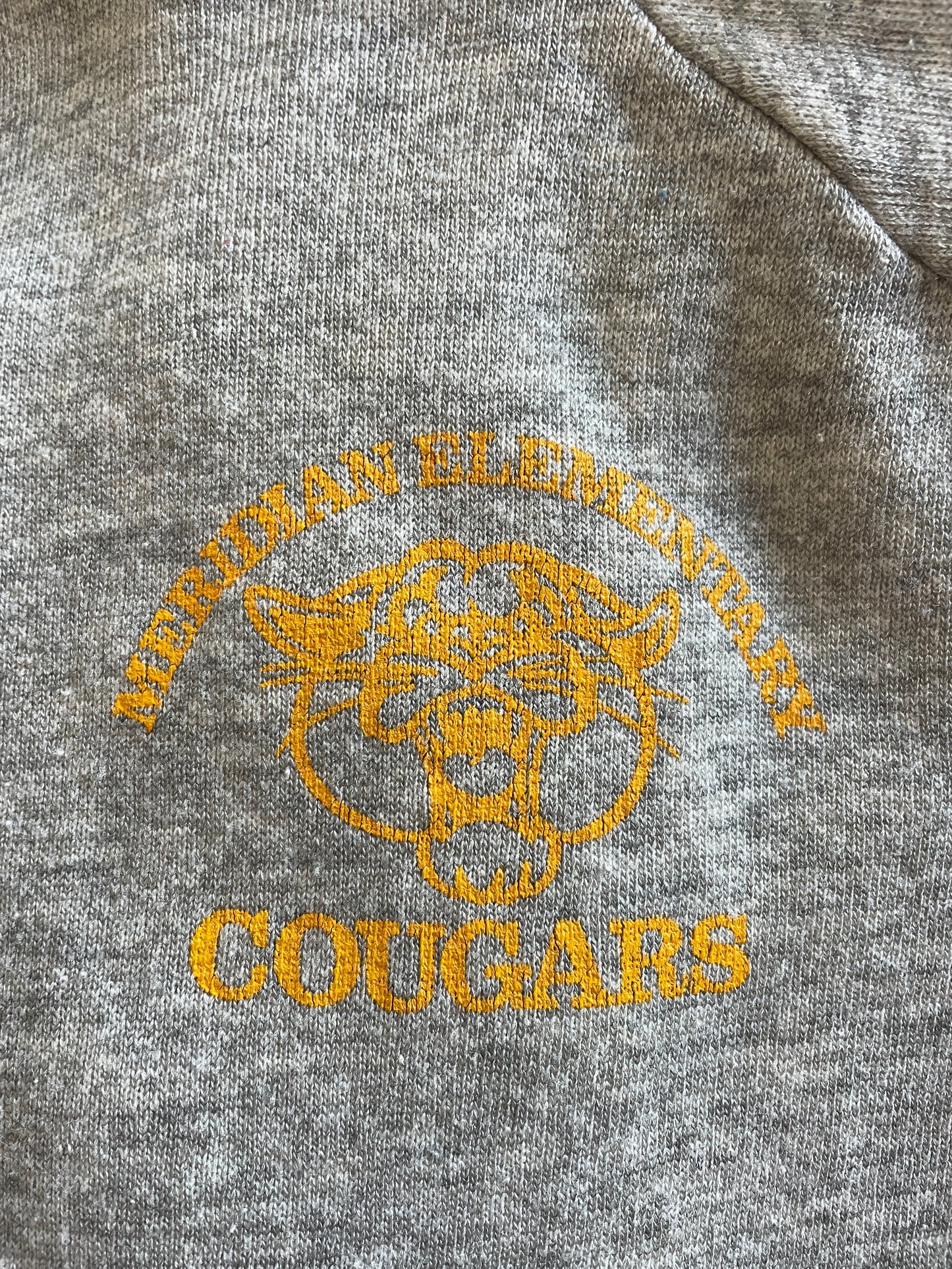 80s Meridian Elementary Cougars Sweatshirt