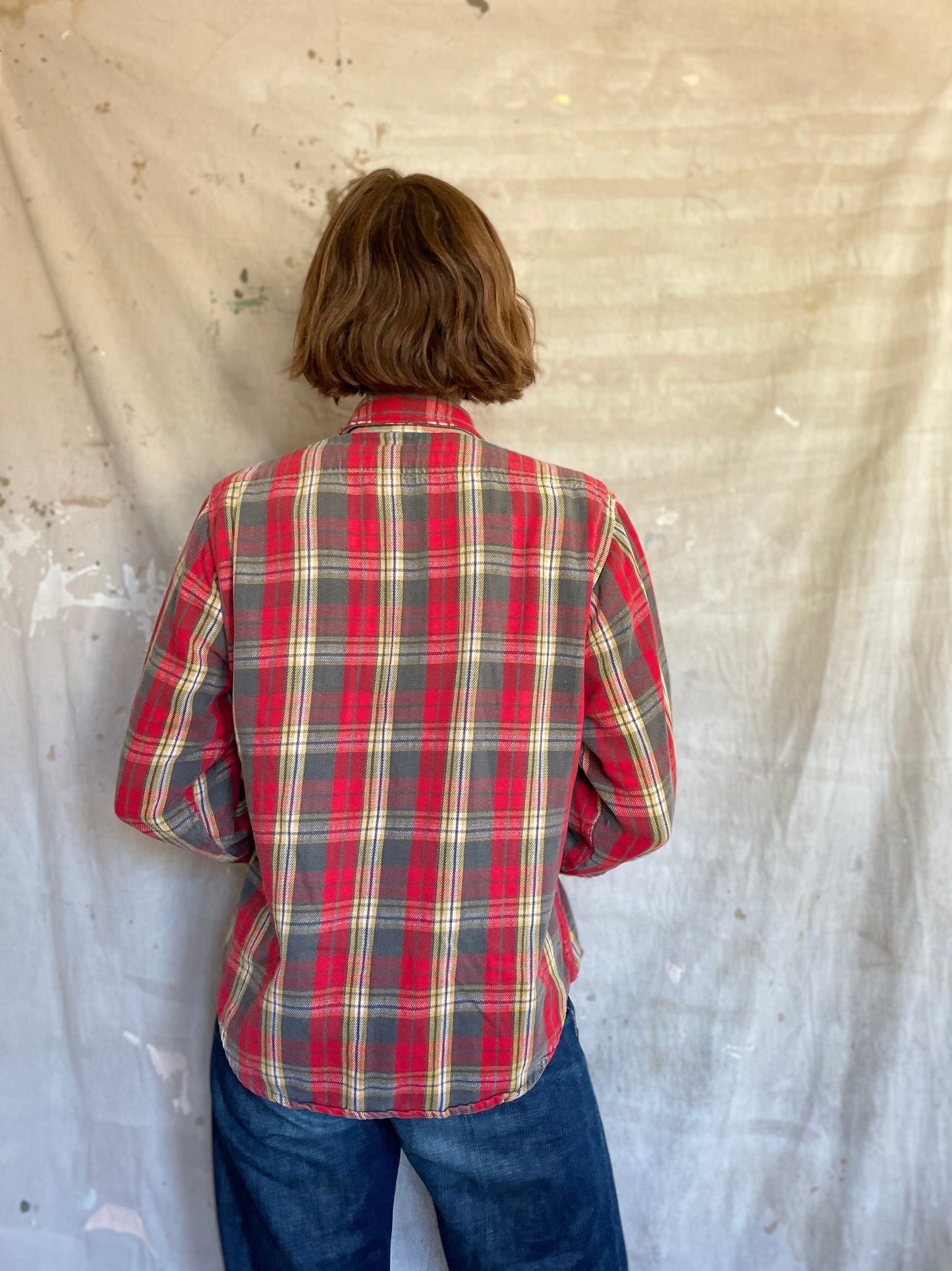 60s Penney’s Plaid Flannel Shirt