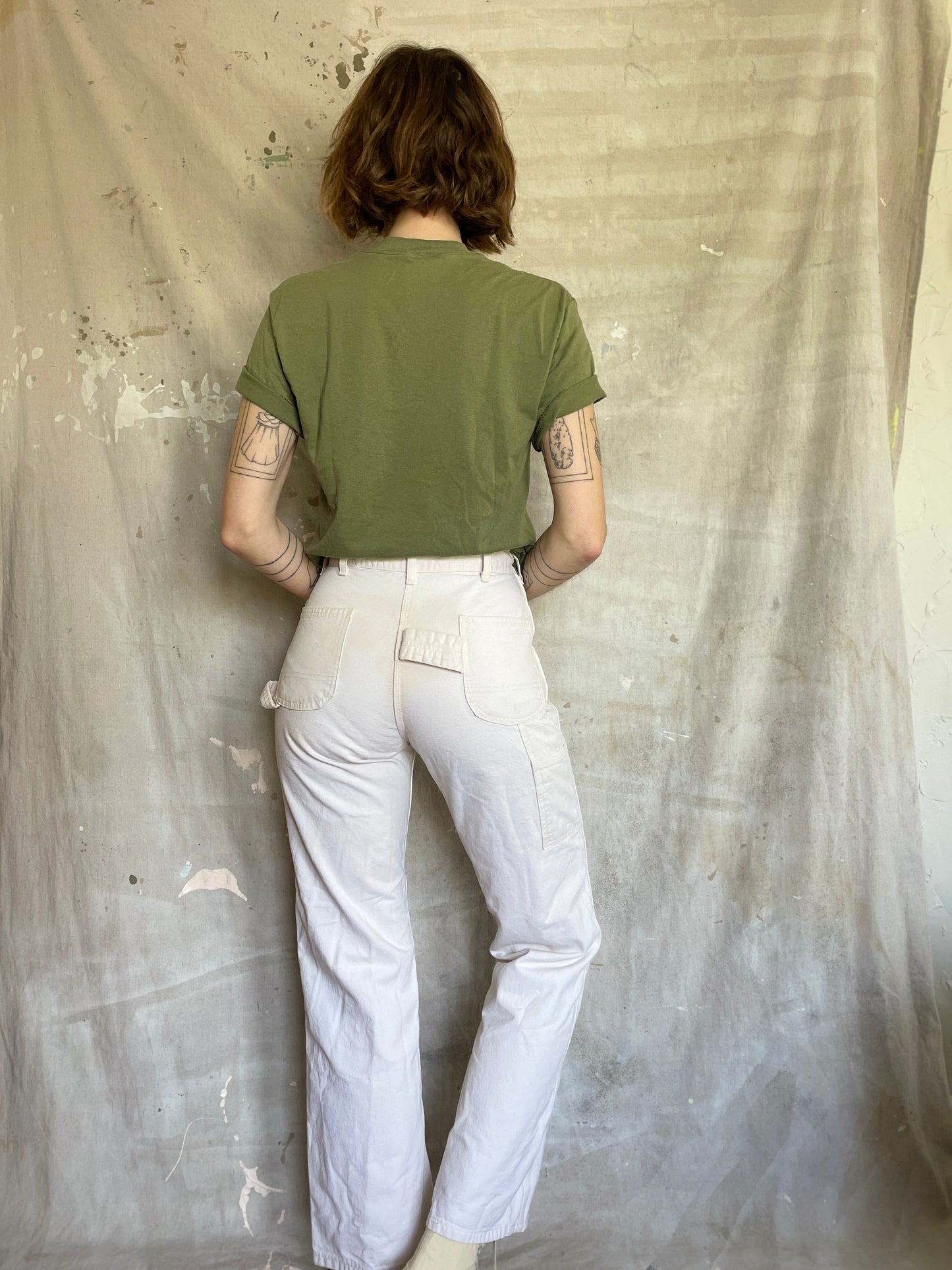 80s Sears Roebucks Ecru Painter Pants