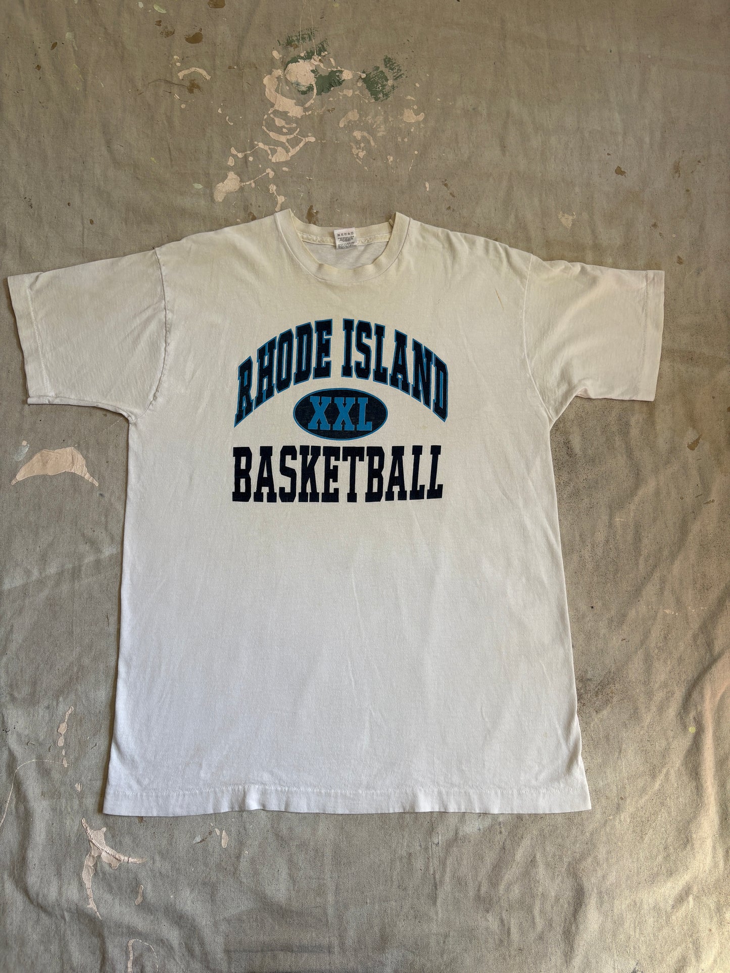 Vintage 90s Rhode Island Basketball Tee