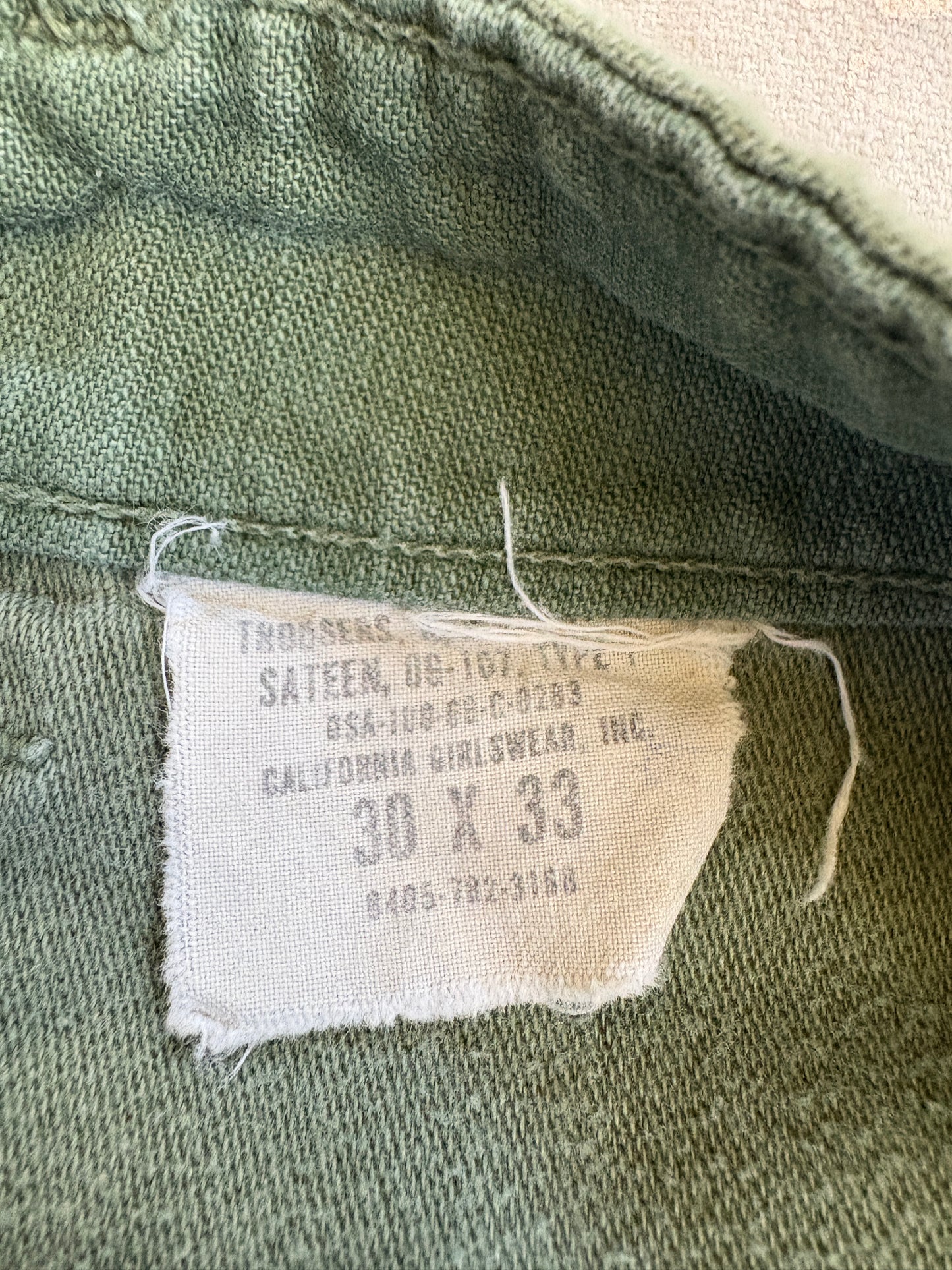 Vintage 60s OG107 Cut Off Shorts