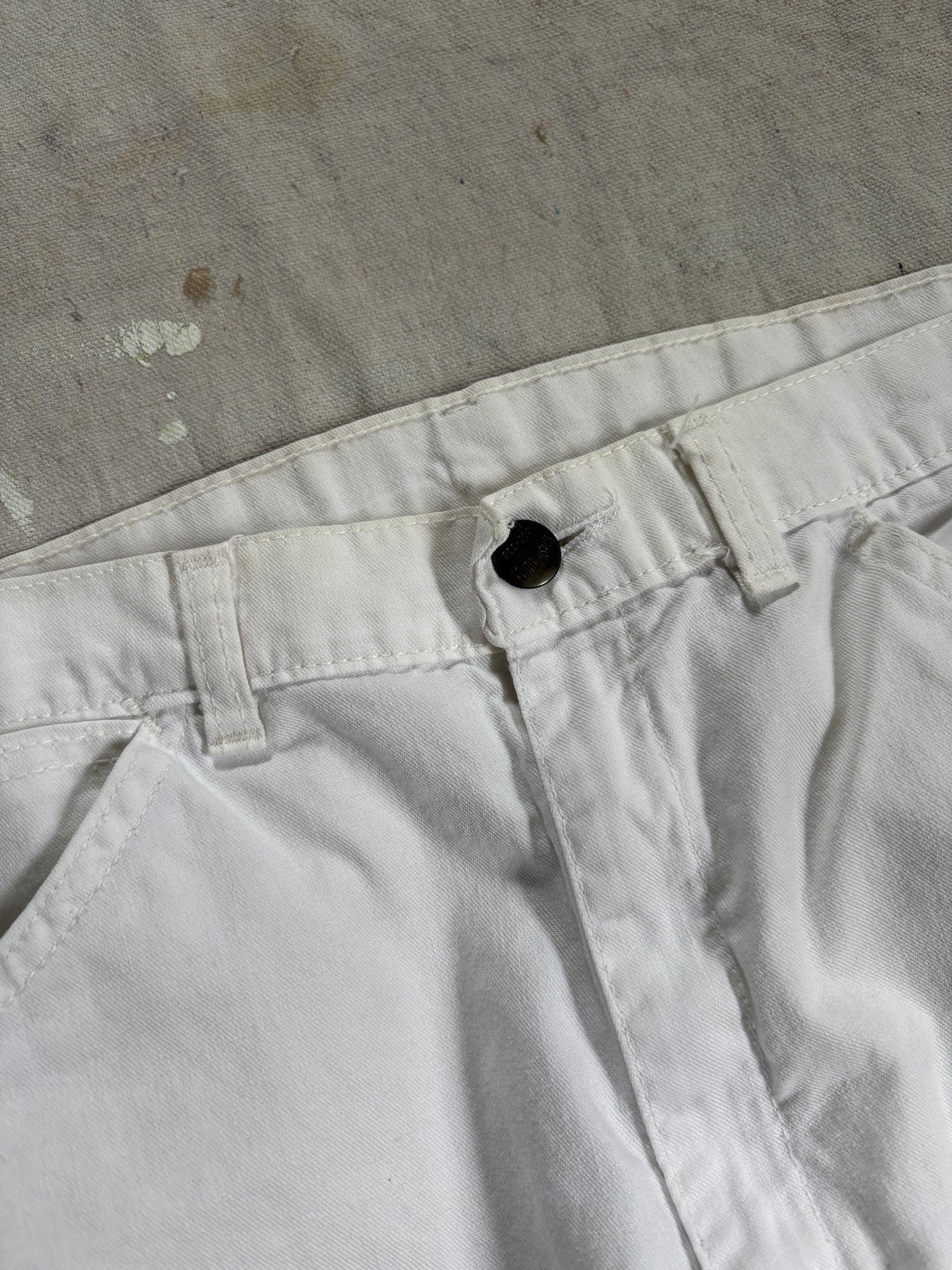 70s White DeeCee Carpenter Painter Pants – Double Barrel Dry Goods