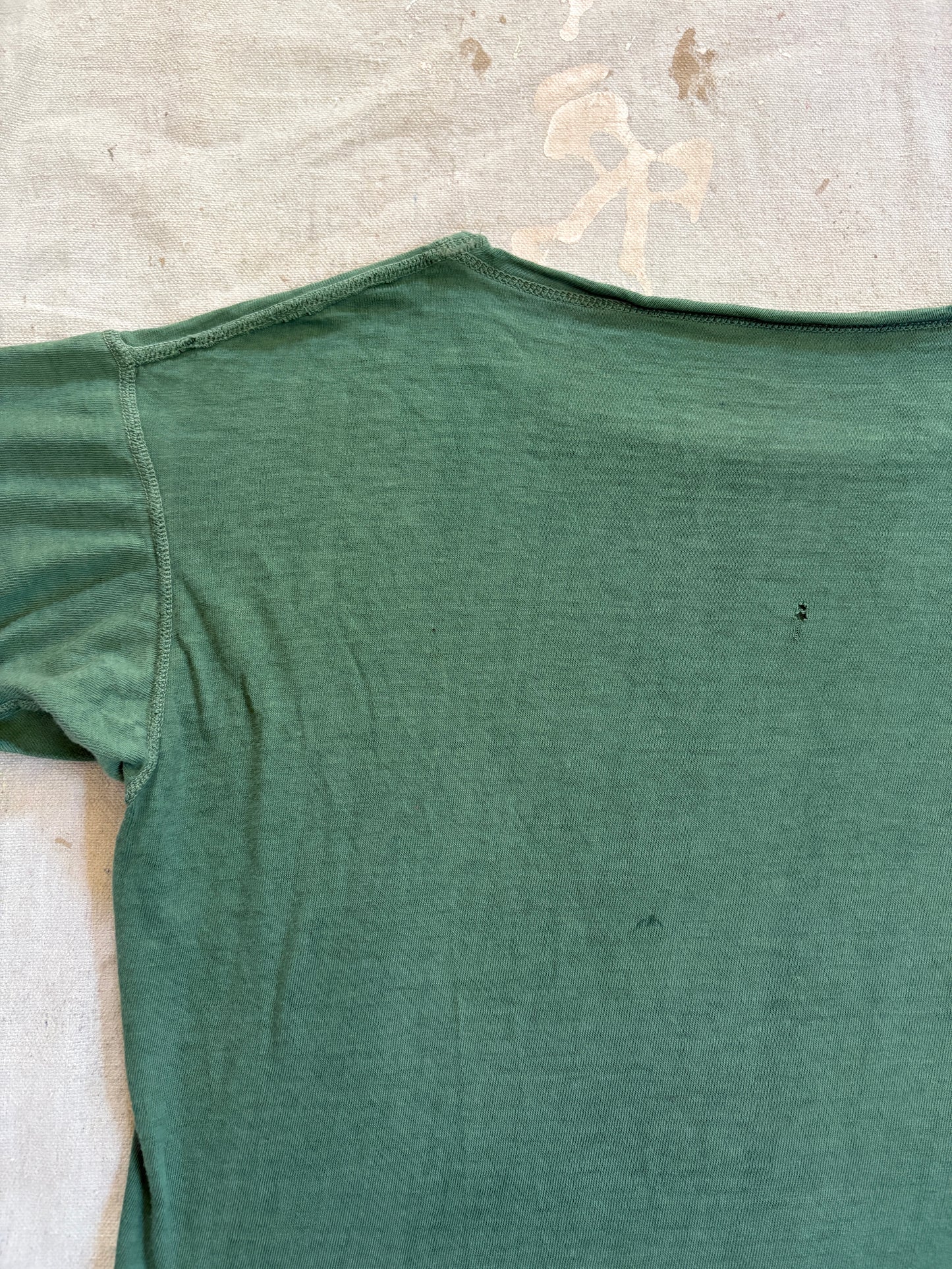 Vintage 40s Green Military Tee