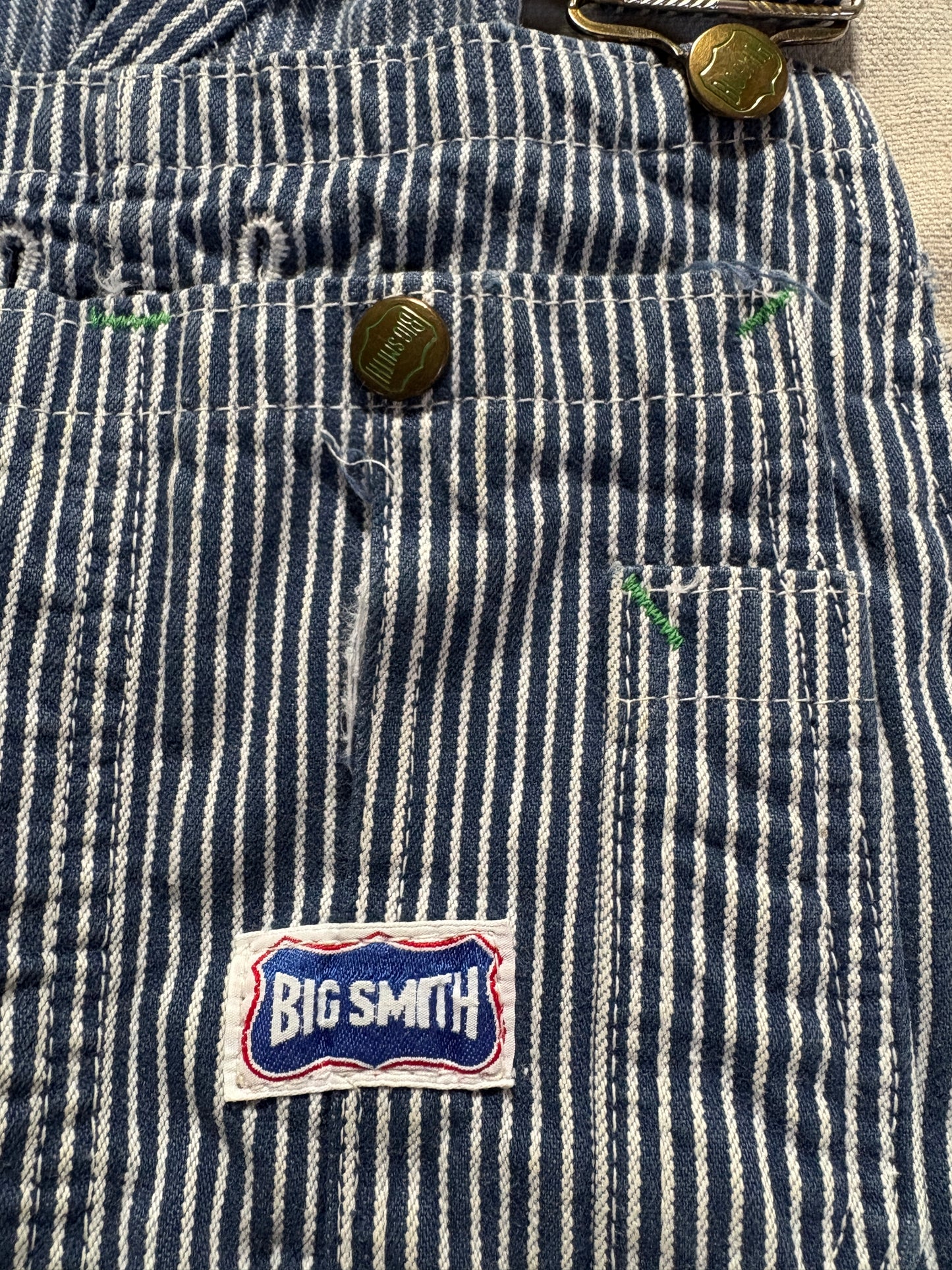 80s Big Smith Hickory Stripe Overalls