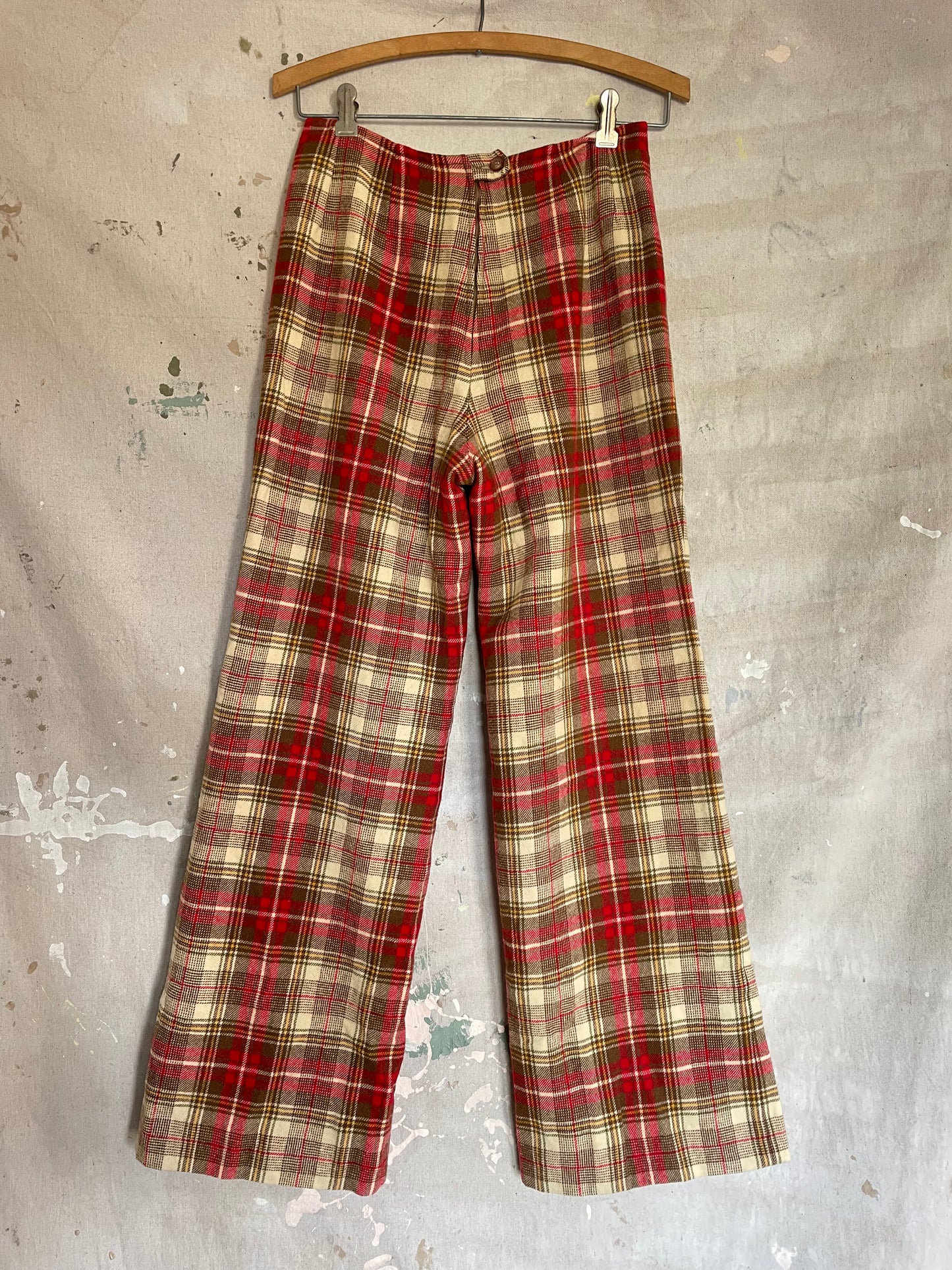 70s Plaid Pendleton Pants