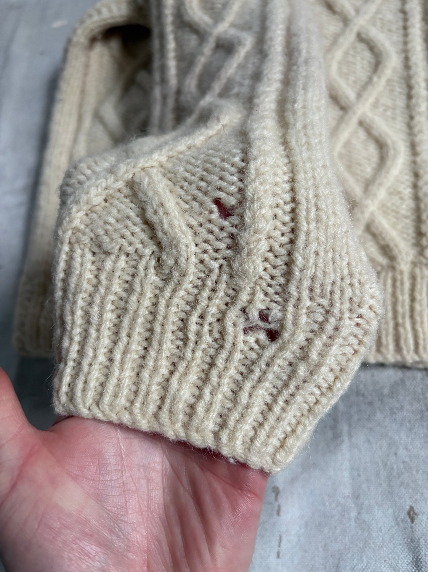 Vintage 70s Fisherman Sweater