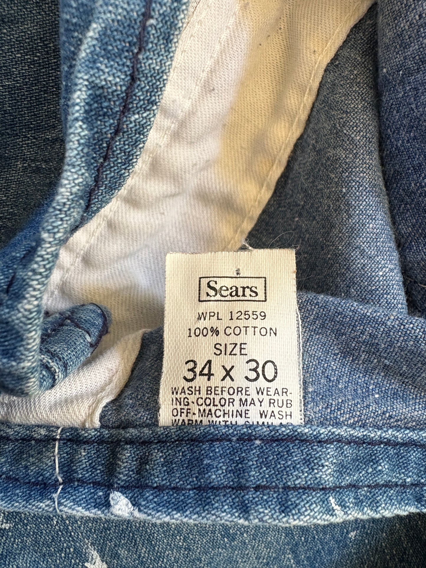 80s Sears Painted Overalls