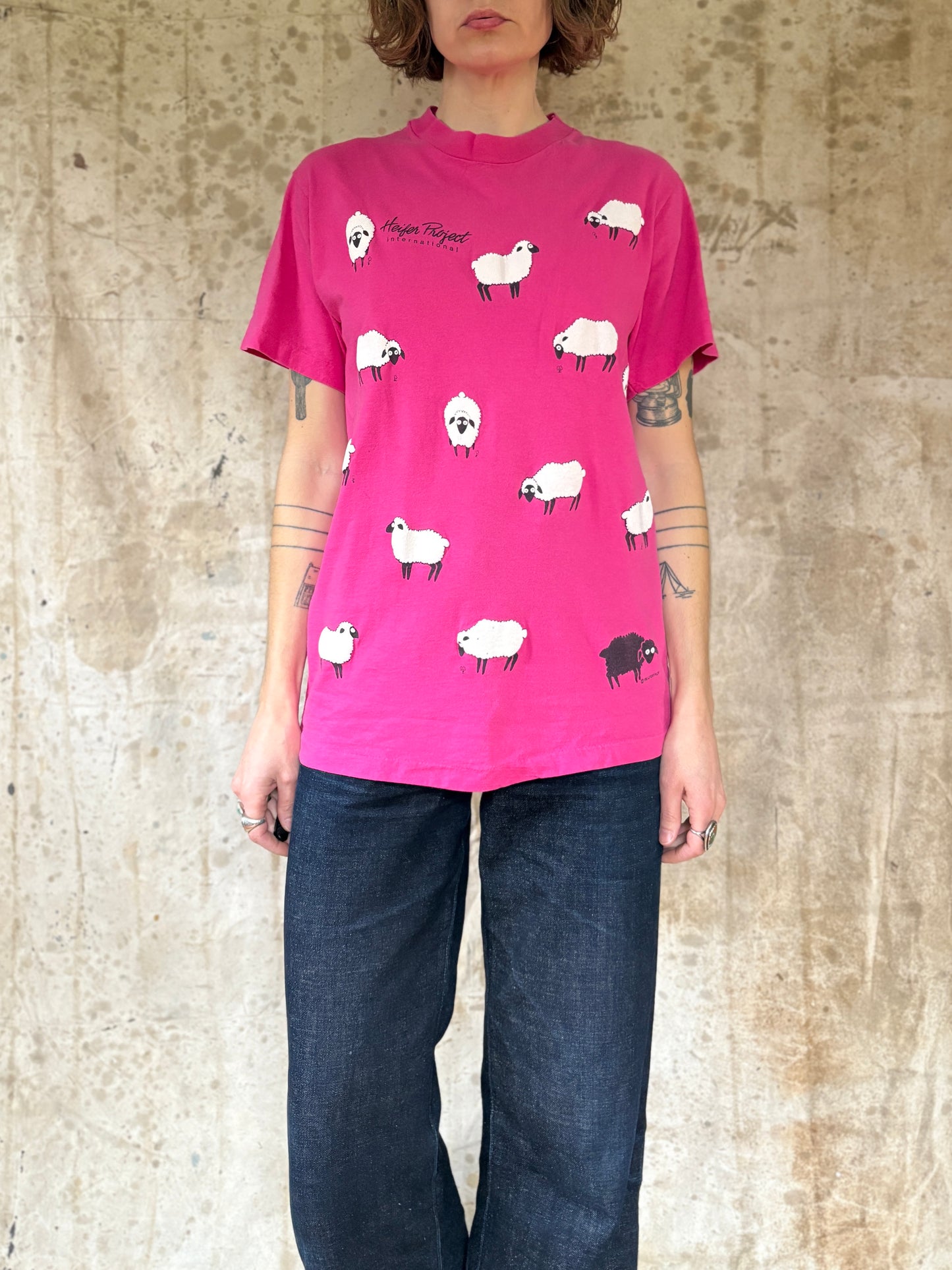 Vintage 90s Hiefer Project Black Sheep Tee