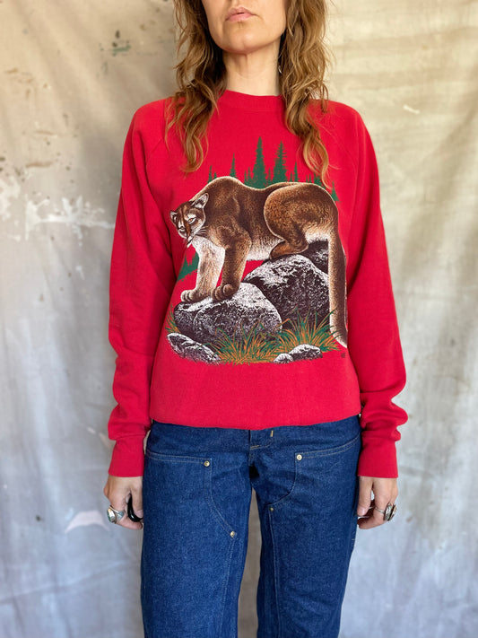 80s Mountain Lion Sweatshirt