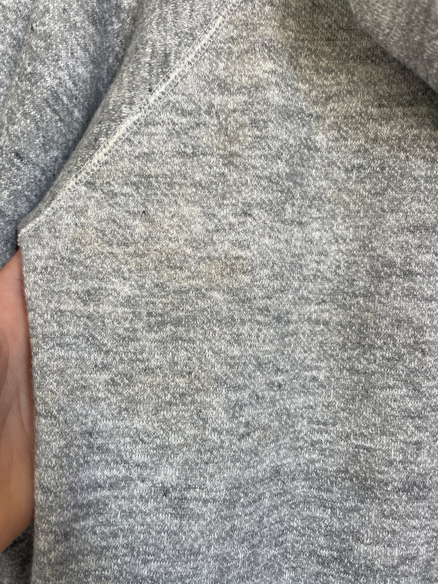 80s Blank Grey Hoodie Sweatshirt