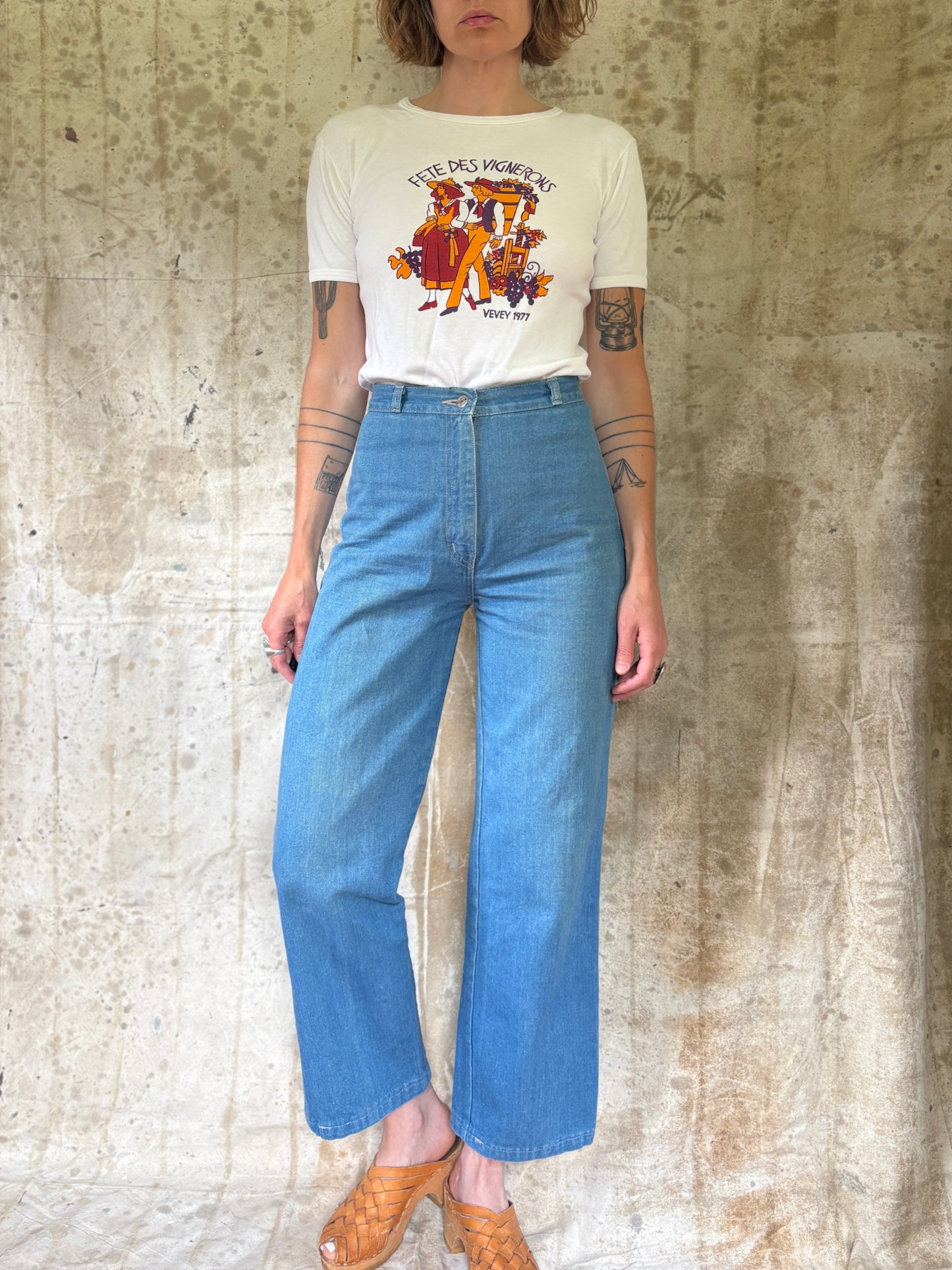 Vintage 70s Foxmoor Wide Leg Jeans