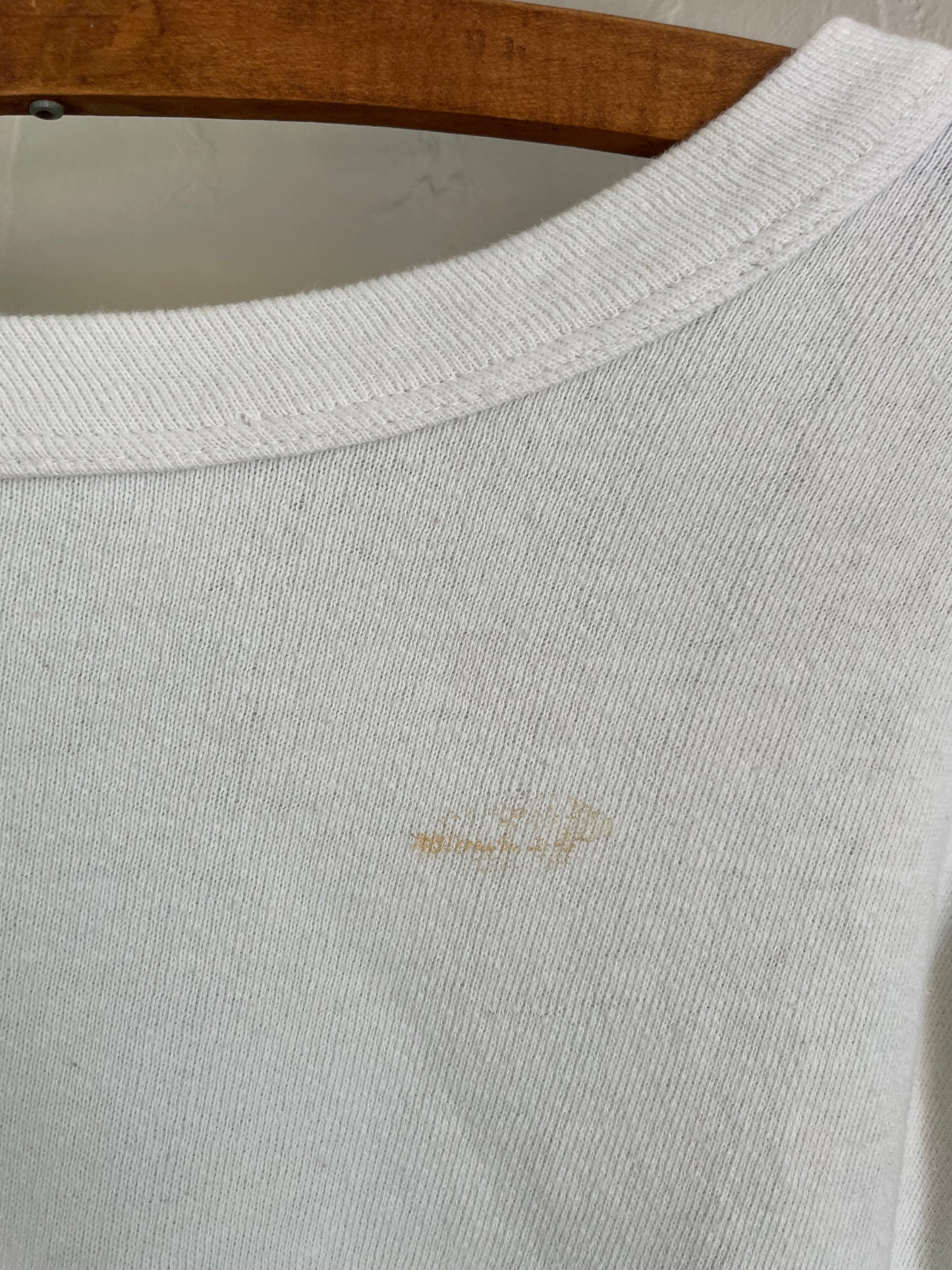 70s Blank White Sweatshirt