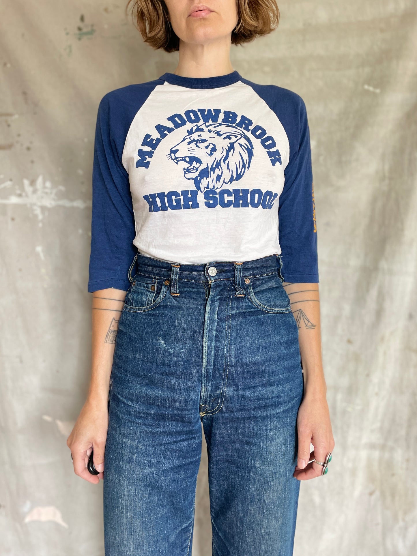 80s Meadowbrook High School Baseball Tee