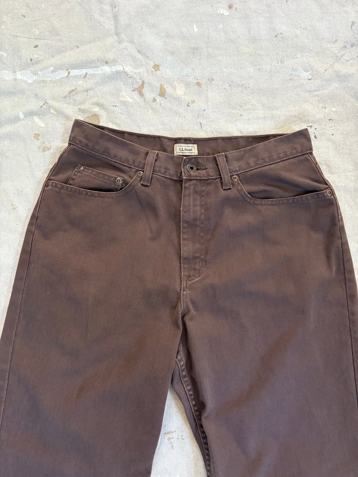 Vintage 90s LL Bean Brown Jeans