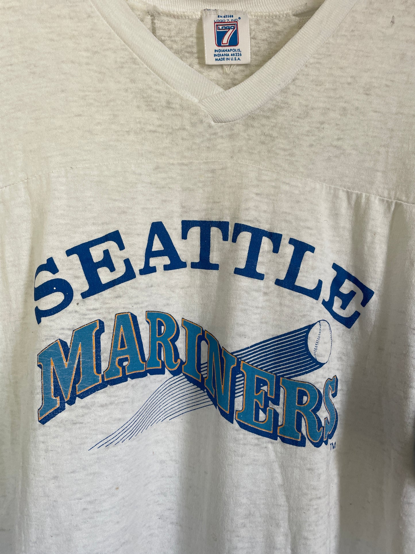 80s Seattle Mariners Baseball Tee