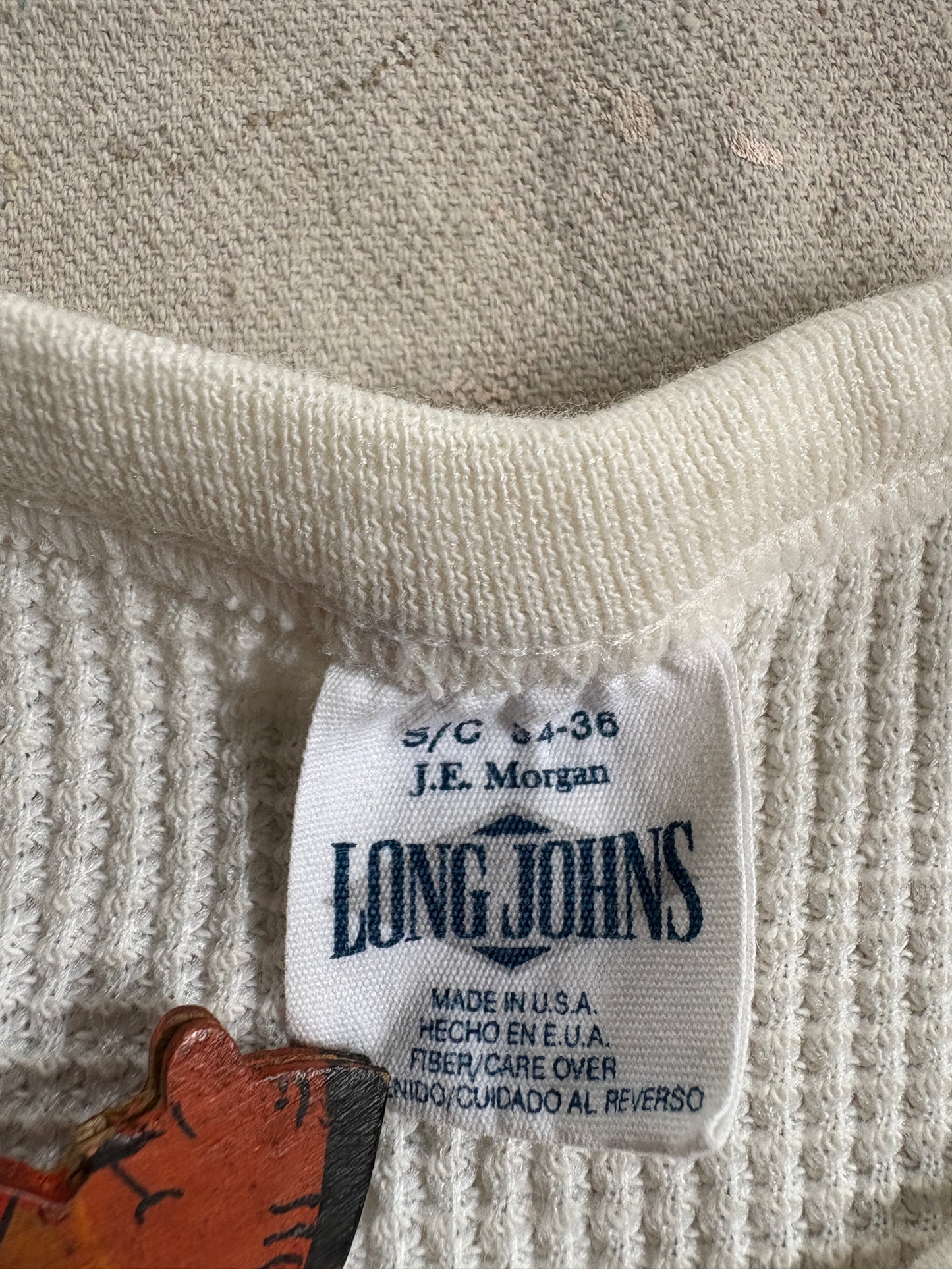 Vintage 90s White Thermal Shirt