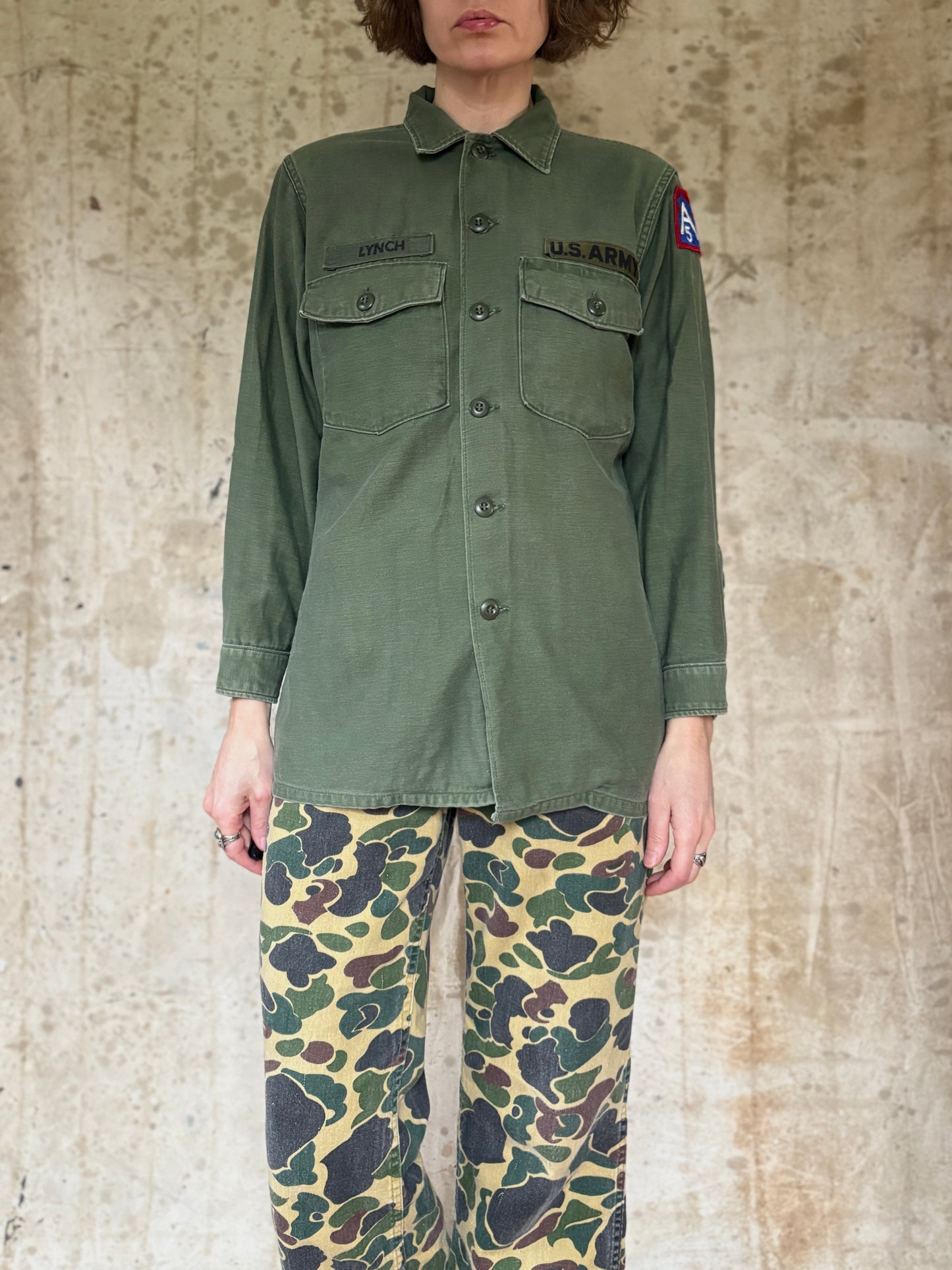 Vintage 60s OG107 Military Field Shirt