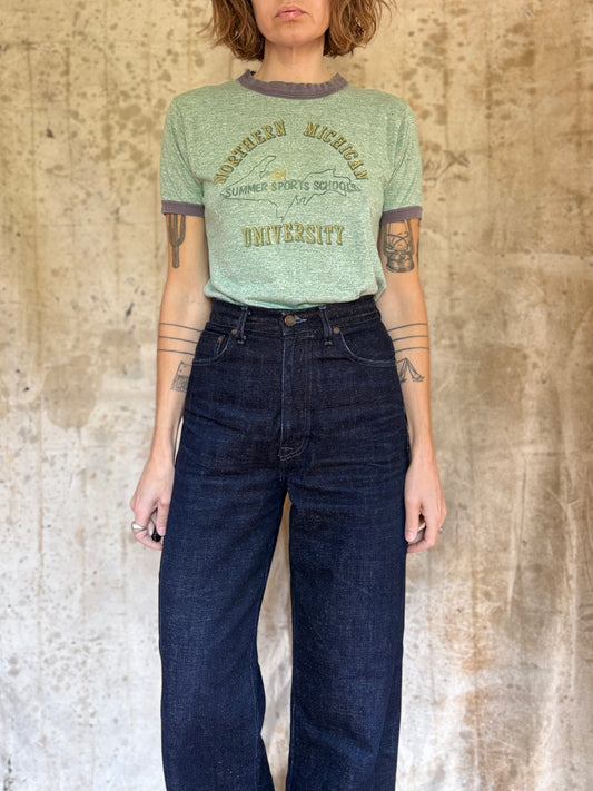 80s Northern Michigan University Ringer Tee