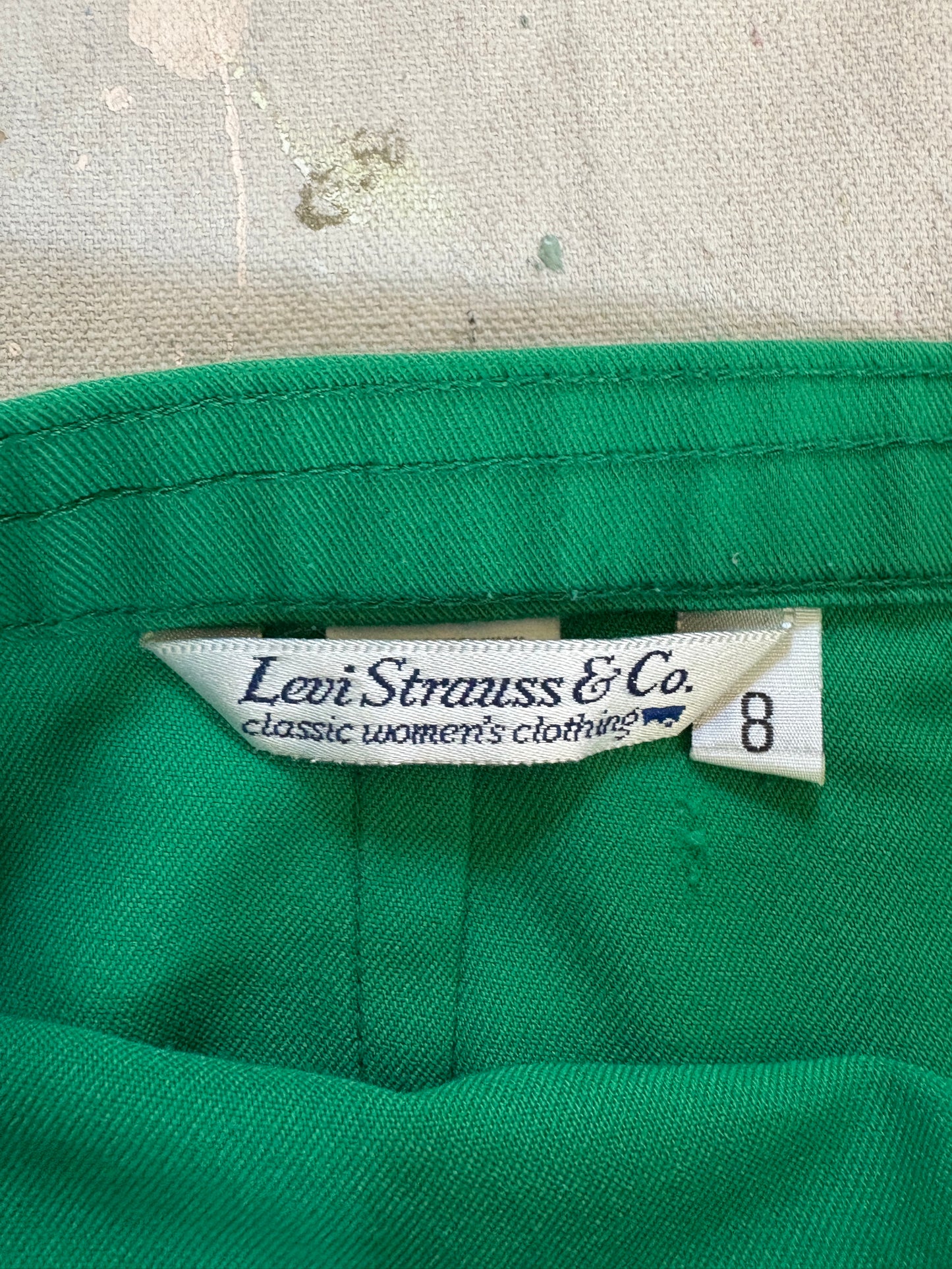 80s Kelly Green Levi’s Pants