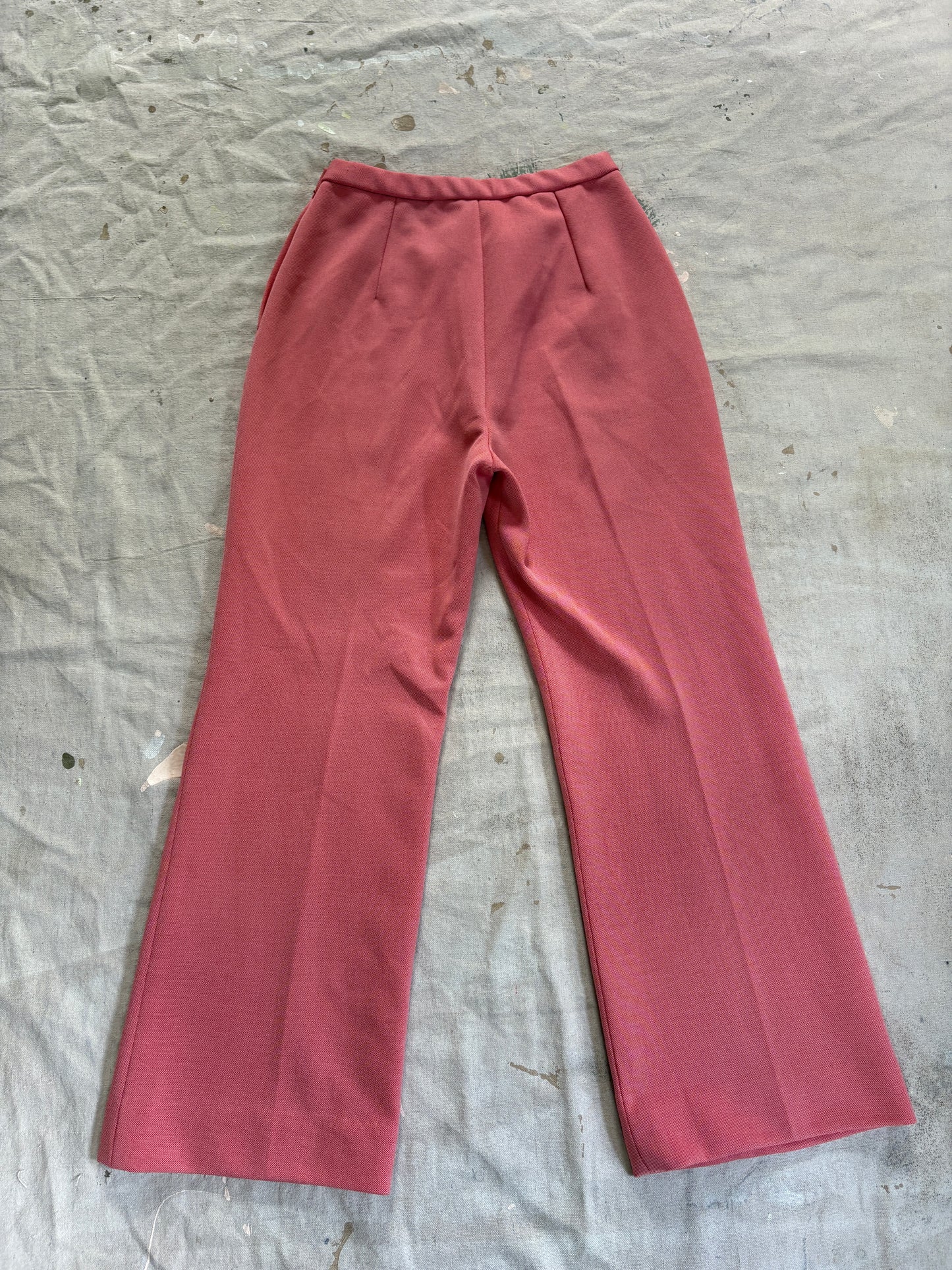 Vintage 70s Nordstrom Salmon Wide Leg Pants