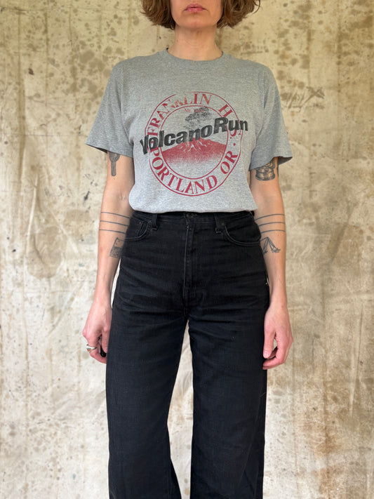 Vintage 80s Mt Tabor Portland Volcano Run Tee