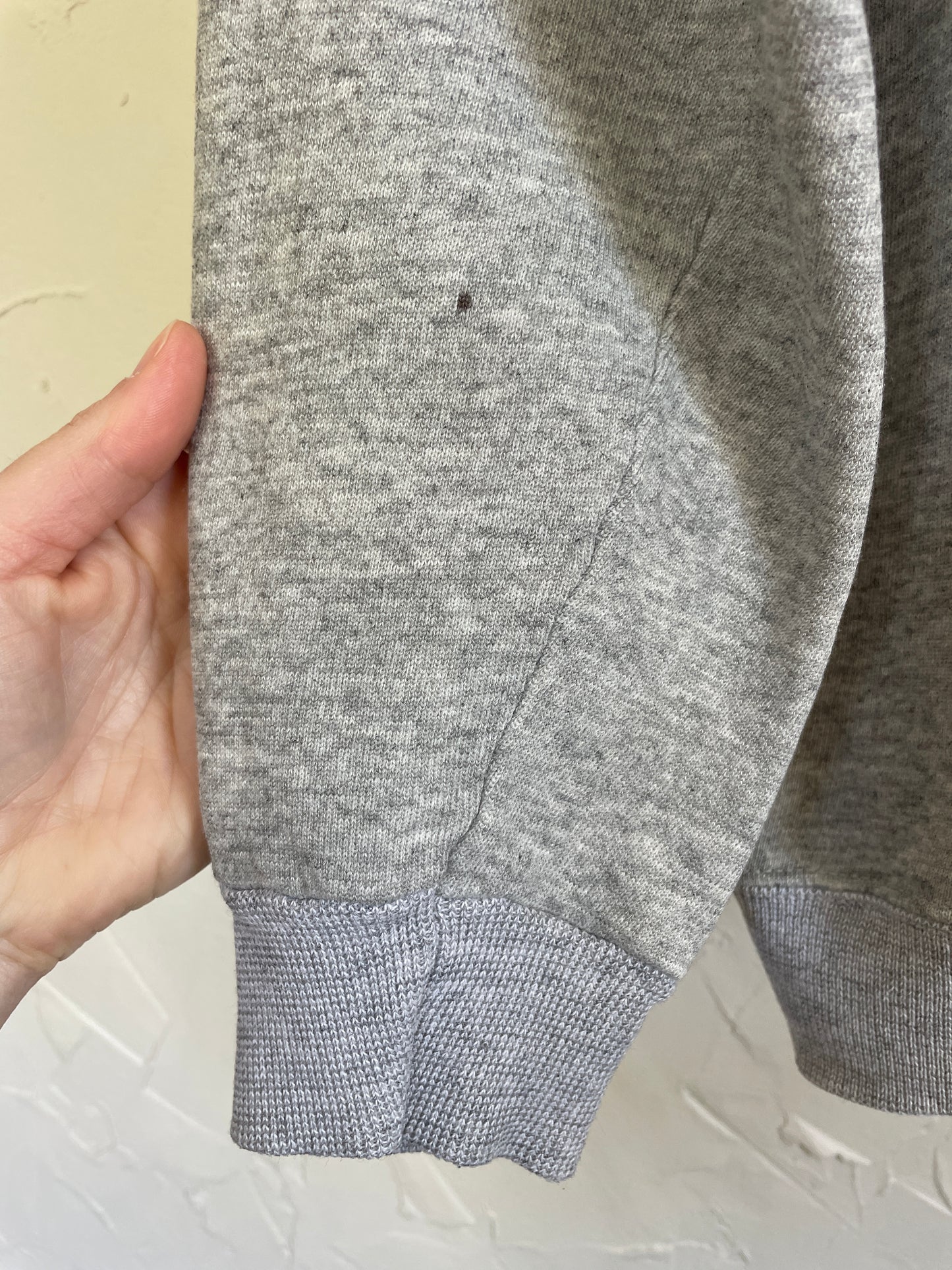 80s Blank Heather Grey Sweatshirt