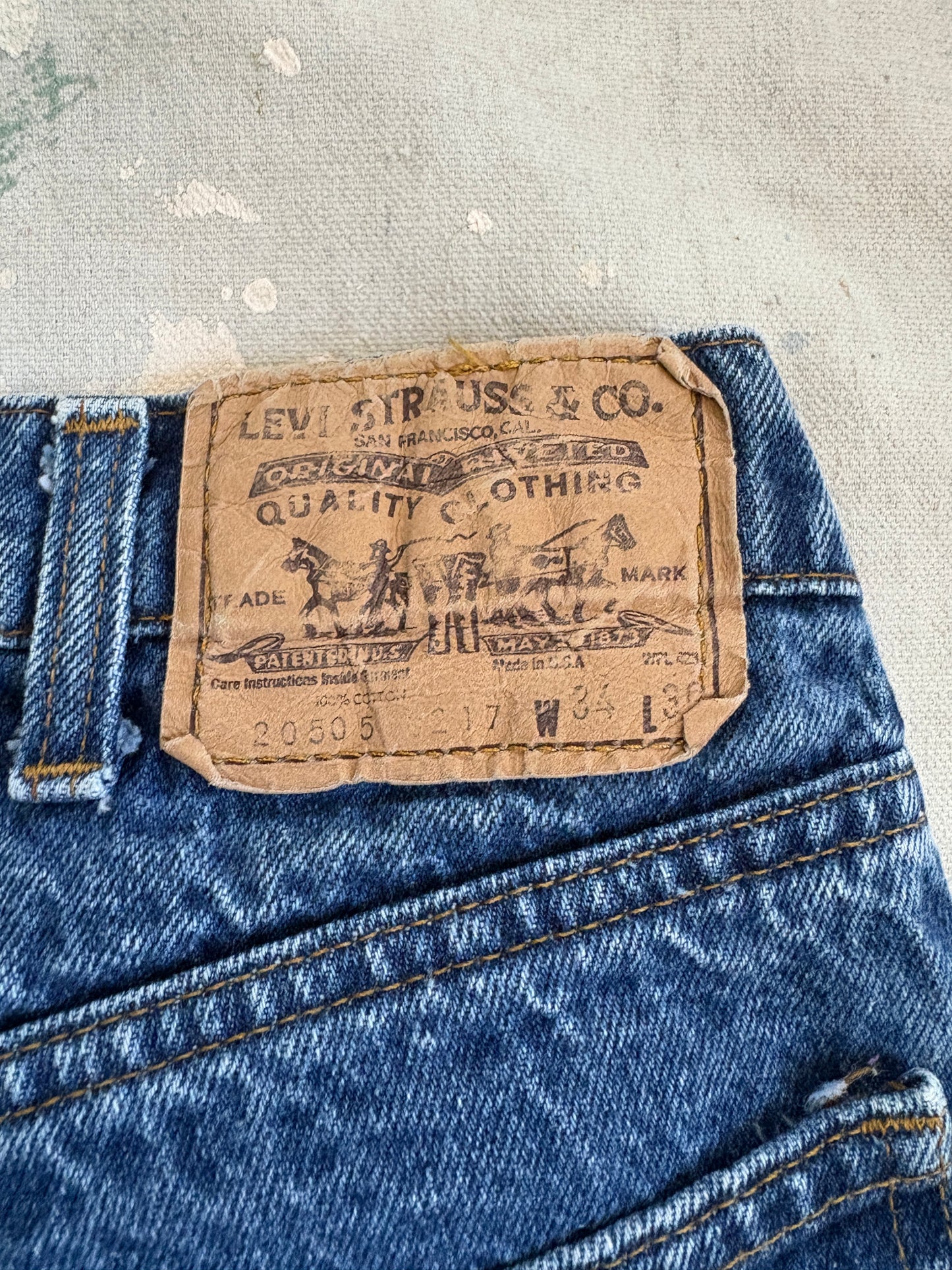Vintage 80s Levi’s Orange Tab Cut Off Jean Shorts
