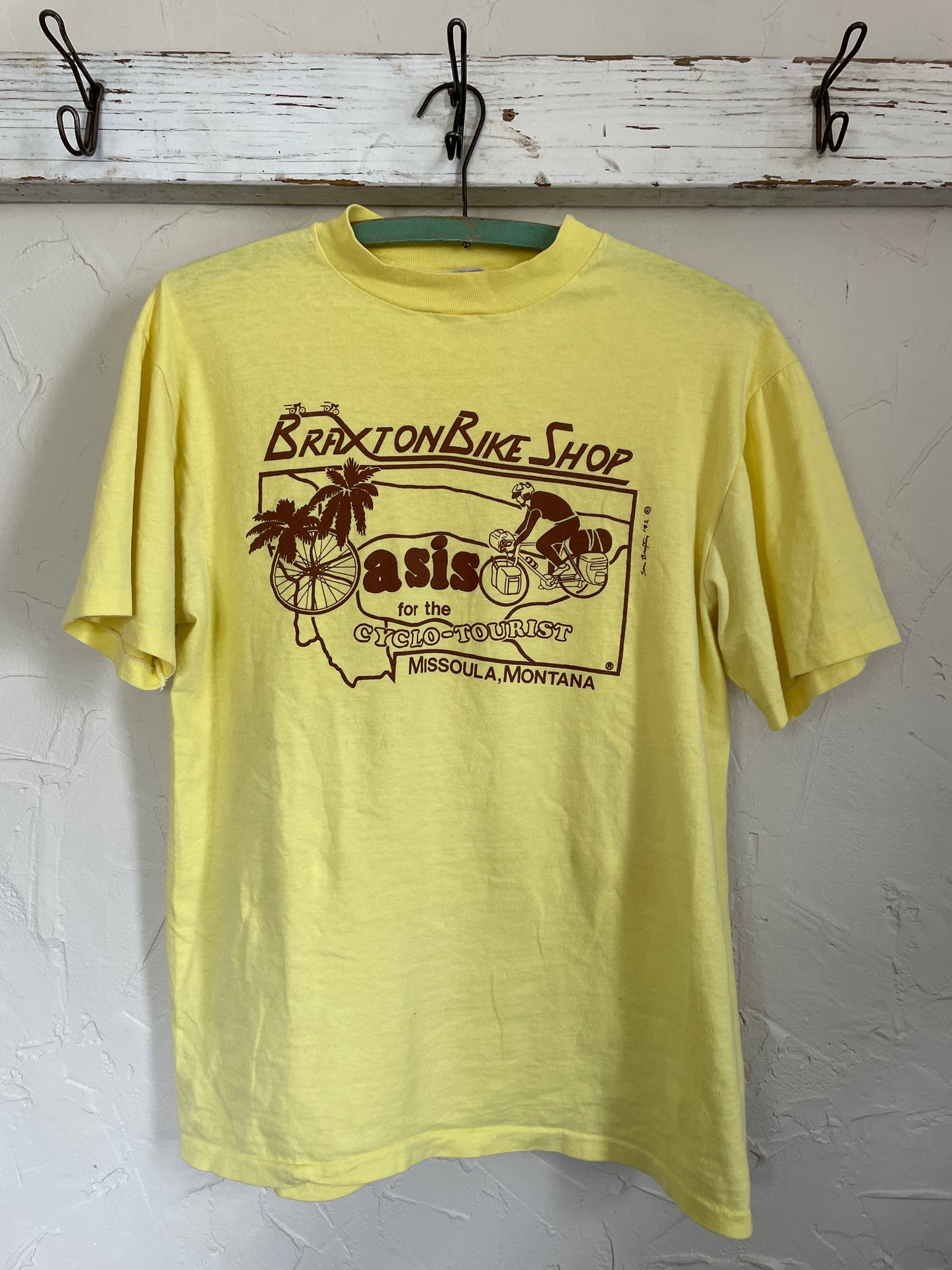 90s Braxton Bike Shop, Missoula, Montana Tee