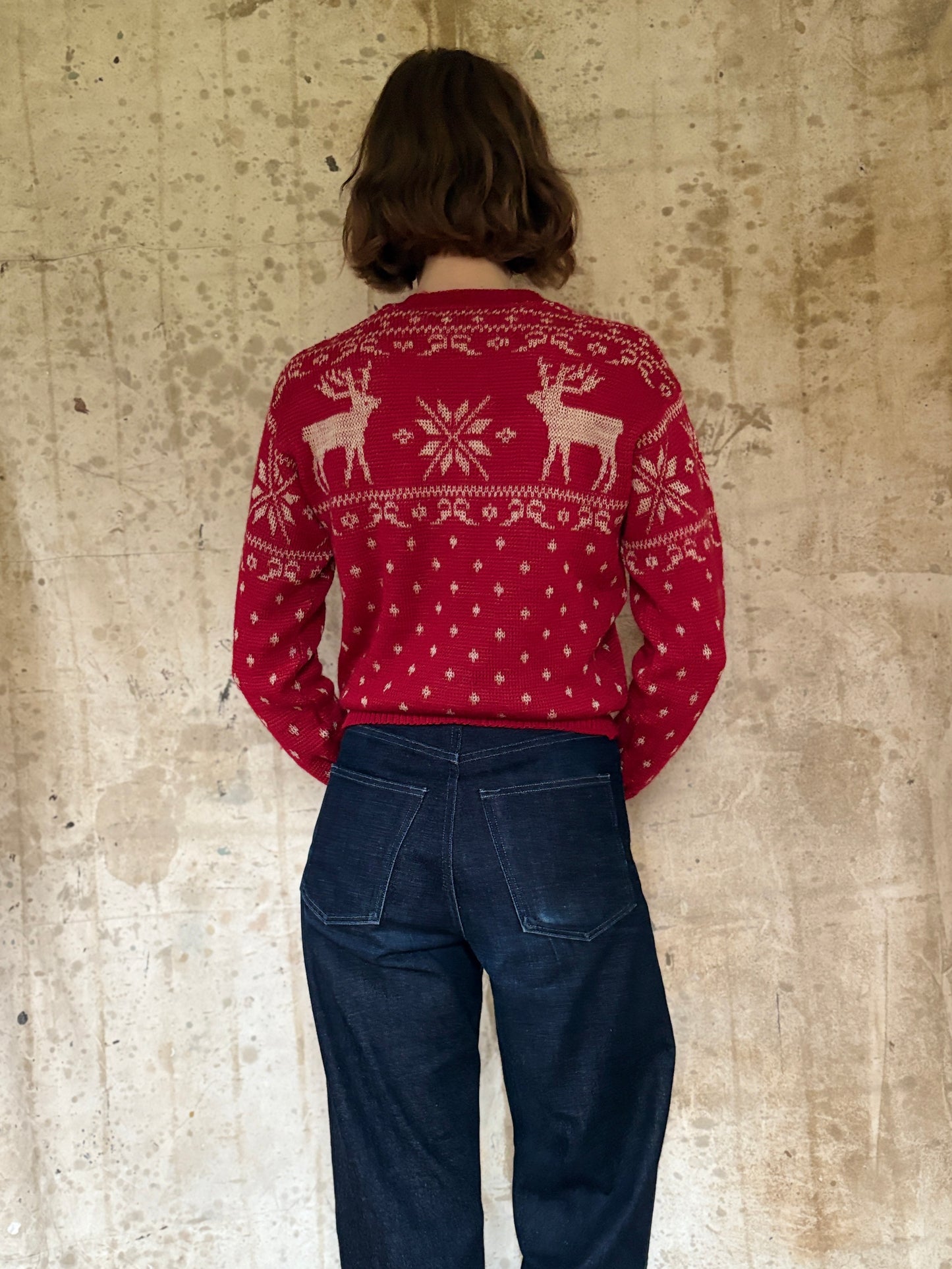 50s Jantzen Reindeer Holiday Sweater