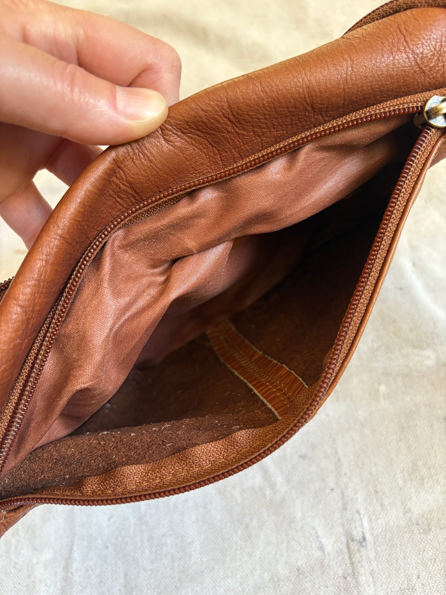 90s Leather Cross Body Bag