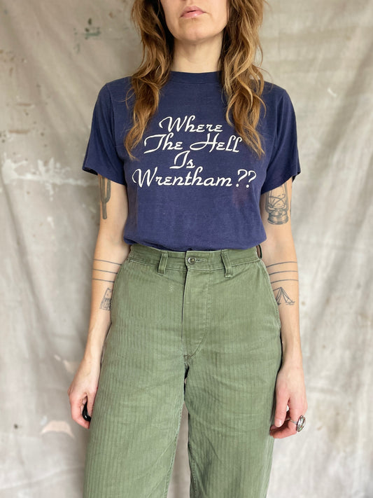 80s Where The Hell Is Wrentham Tee