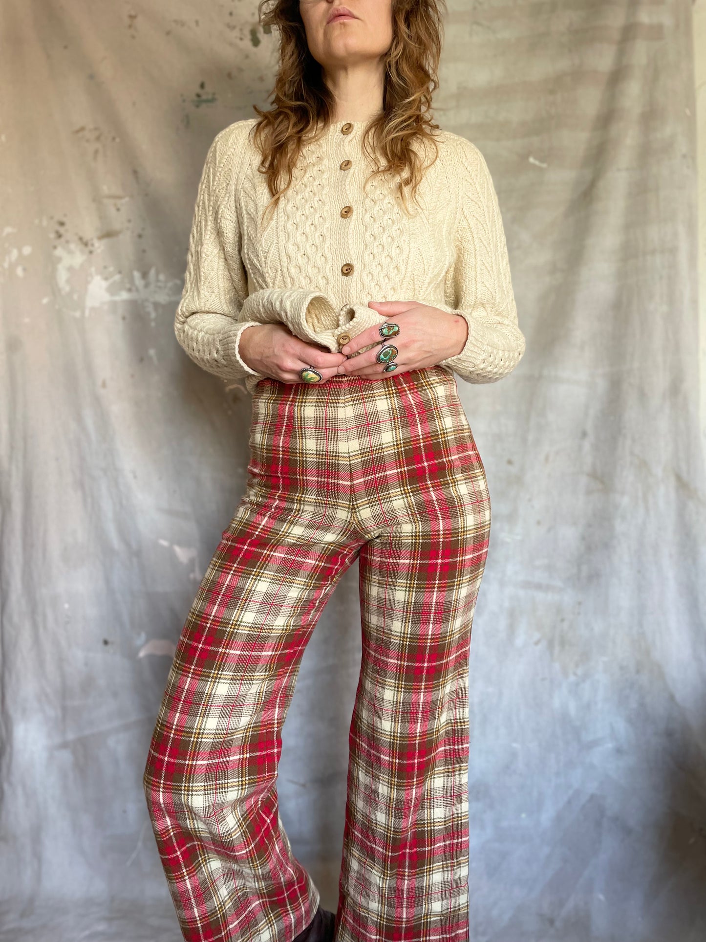 70s Plaid Pendleton Pants