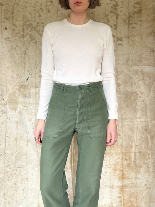 90s Blank White Thermal Undershirt