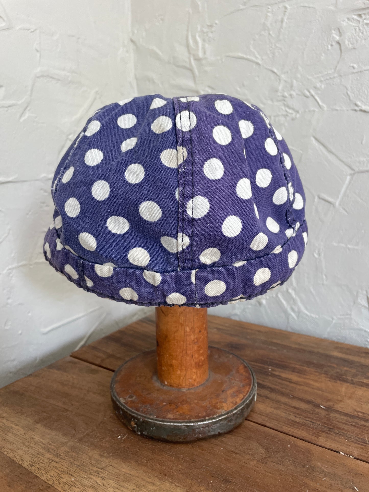 50s/60s Polka Dot Kromer Klean Kloth Kap Hat