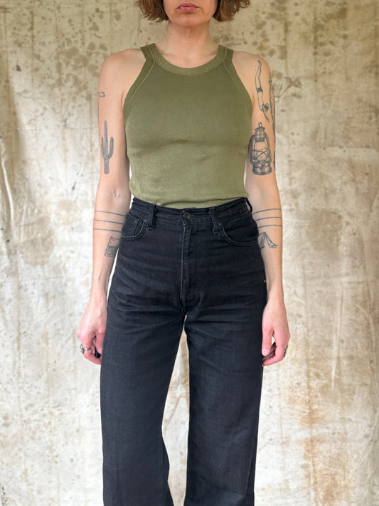 Vintage 40s Military Tank Top Undershirt