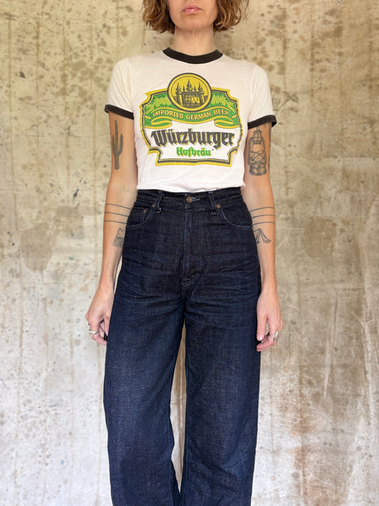 80s Wurzburger Hafbrau German Beer Tee