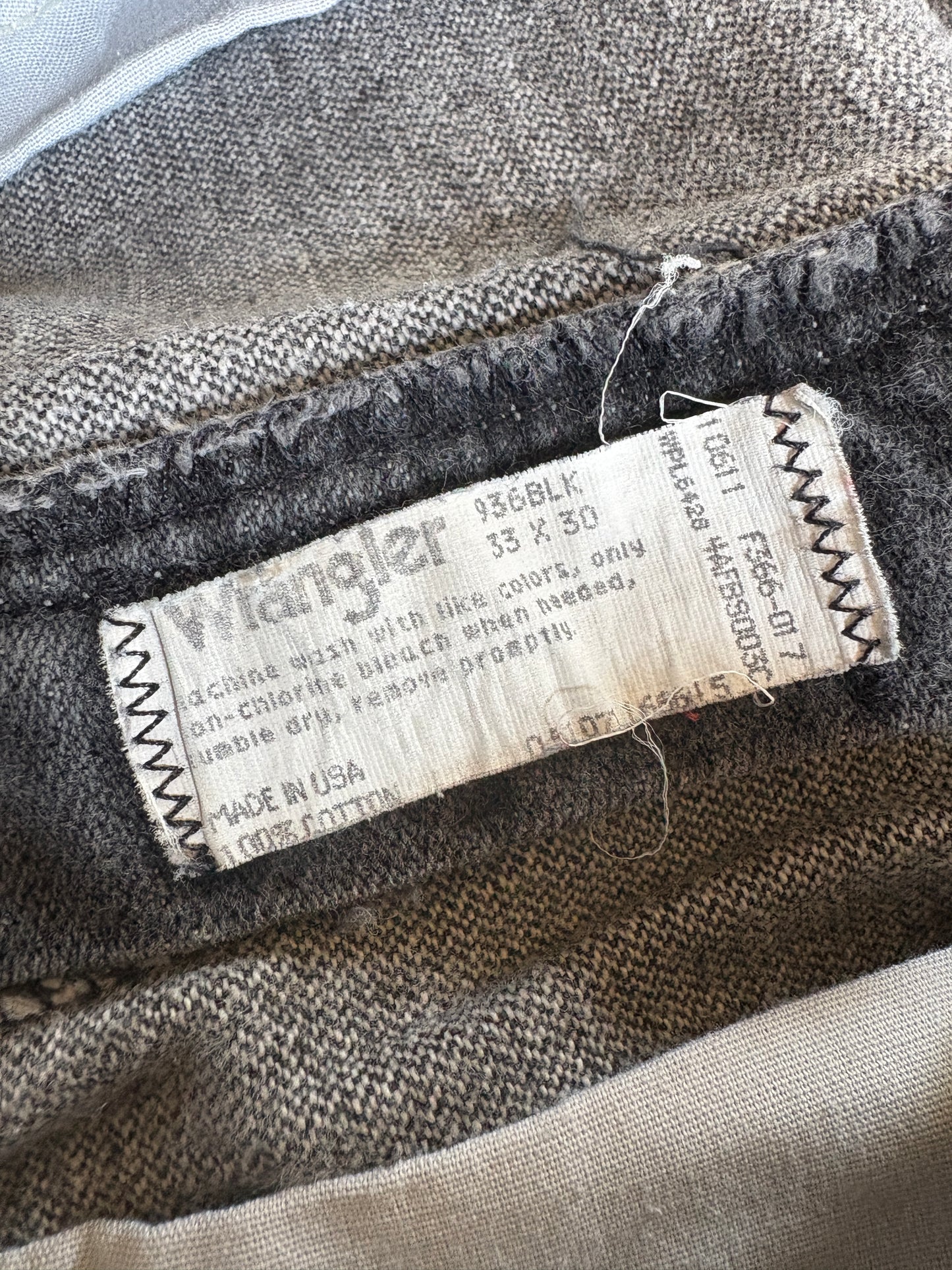 Vintage 90s Black Wrangler Jeans