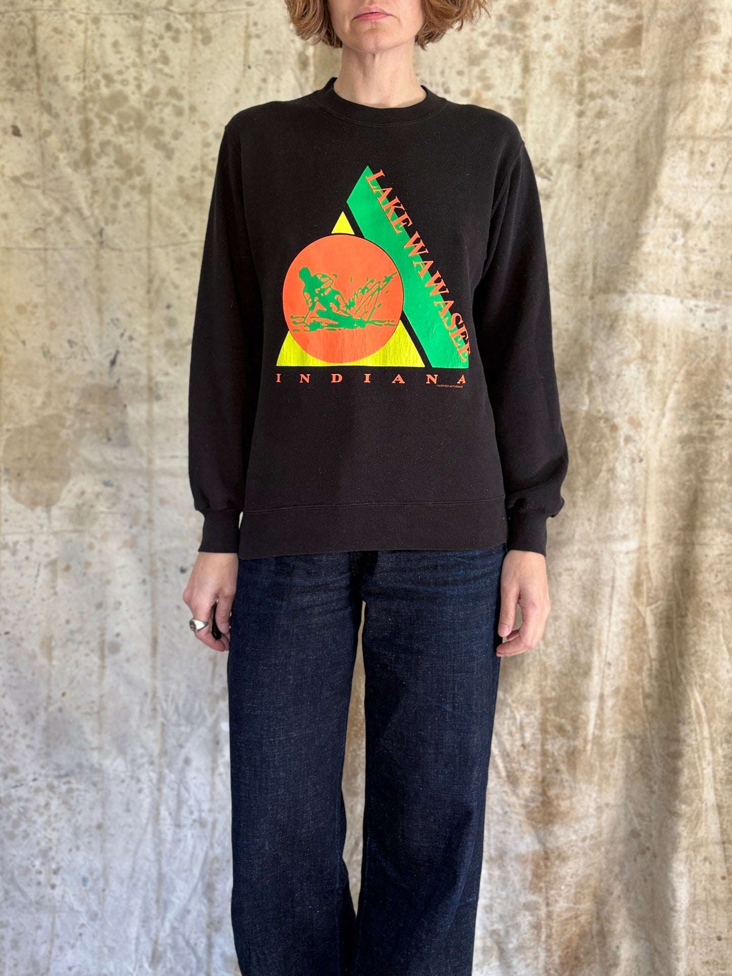 Vintage 90s Lake Wawasee Indiana Sweatshirt